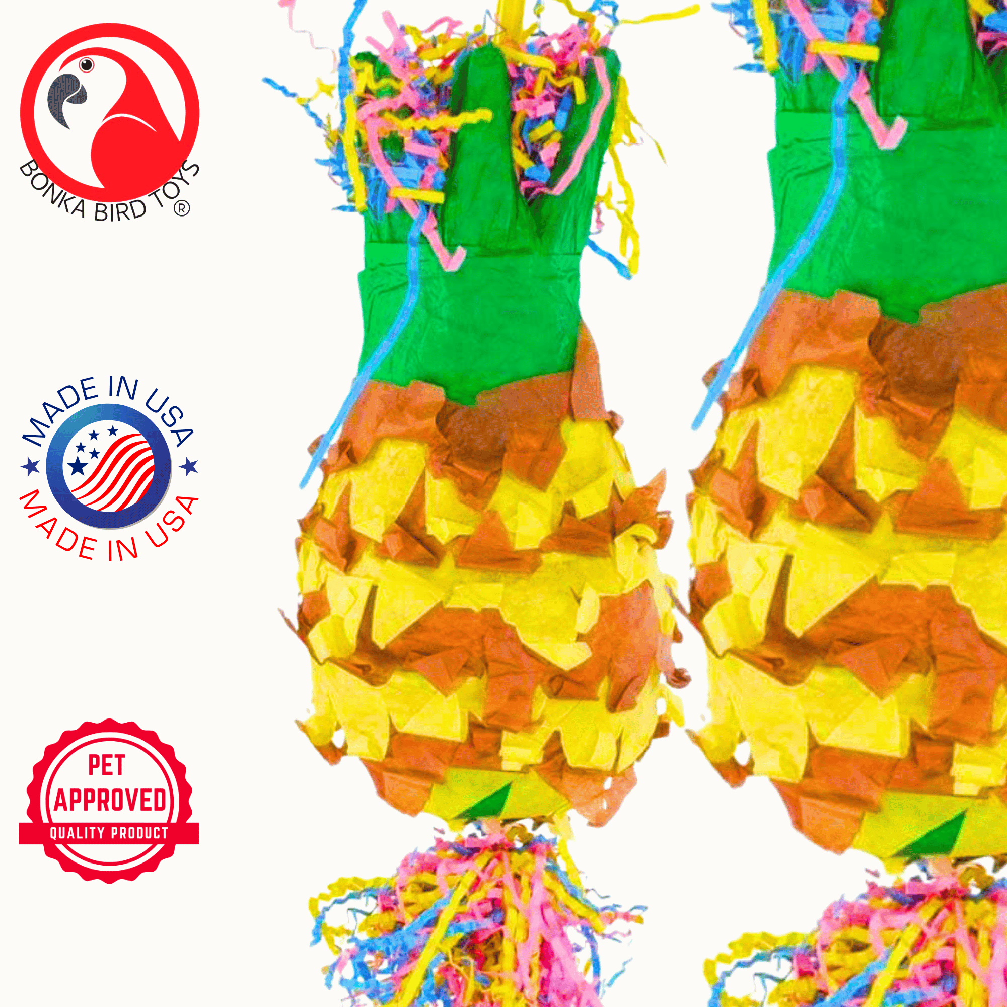3762 Piñata Pineapple - Bonka Bird Toys