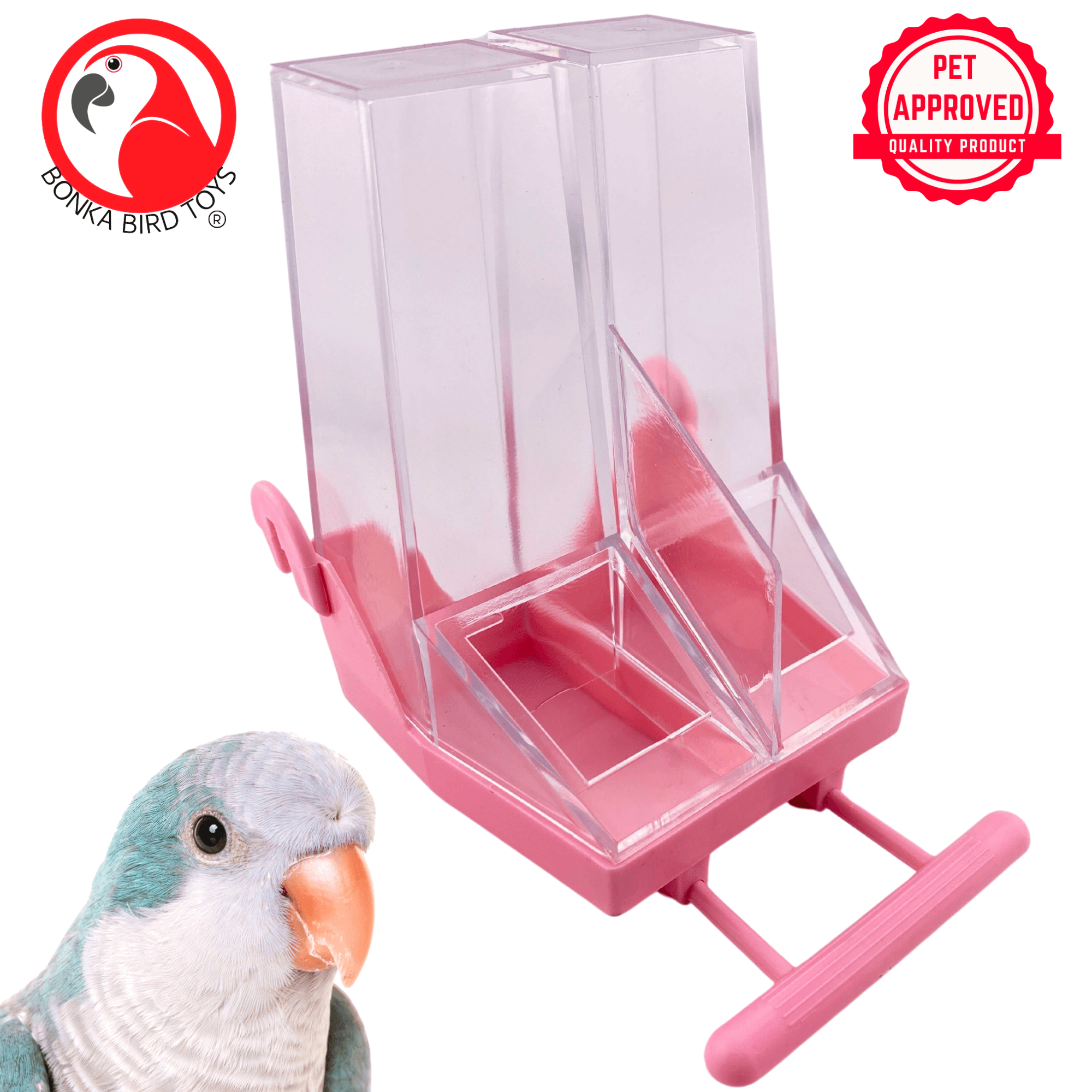 6019 Double Feeder - Bonka Bird Toys