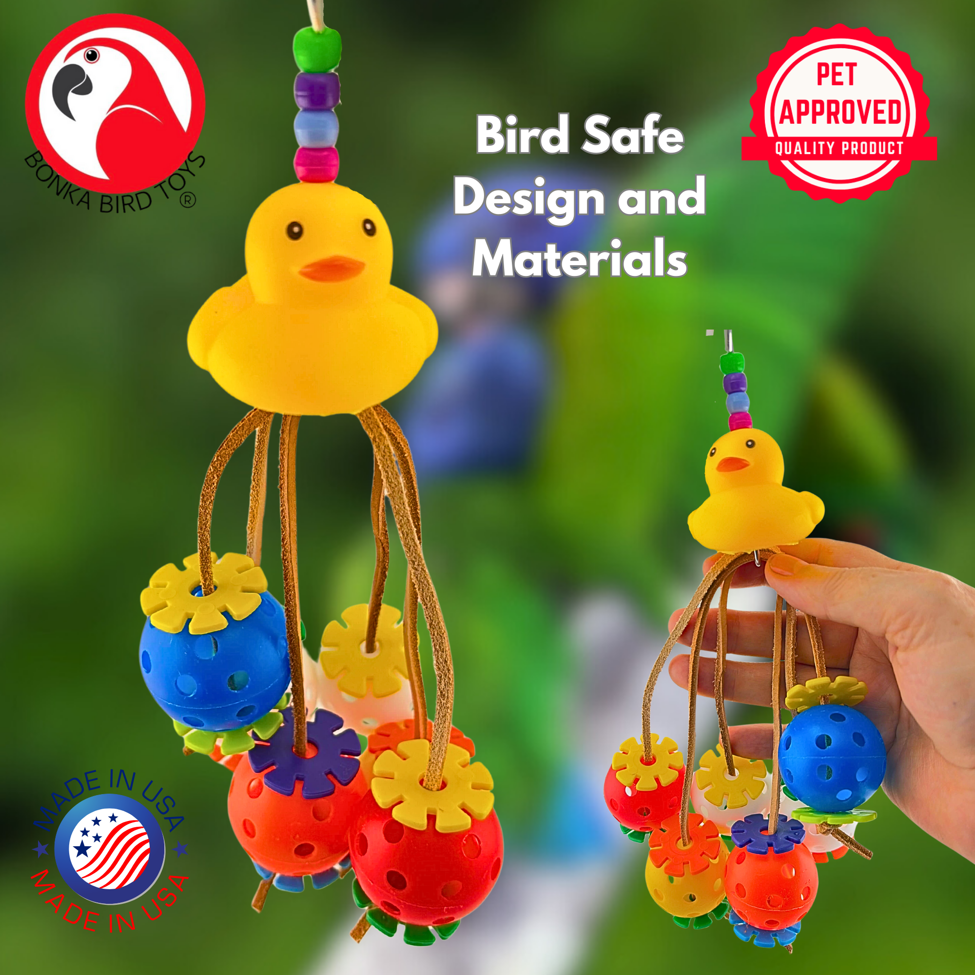 2325 Ducky Spyder - Bonka Bird Toys