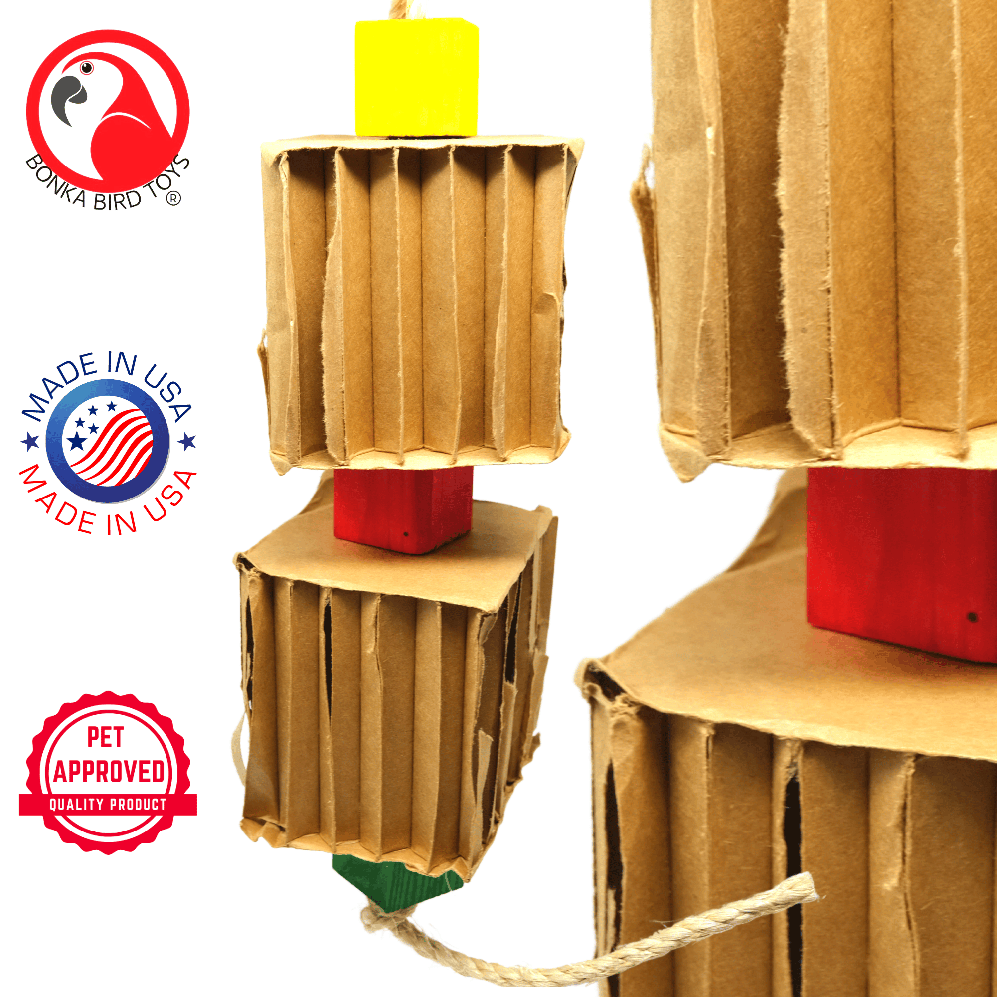 3748 Big Duo Blocks N Cube - Bonka Bird Toys