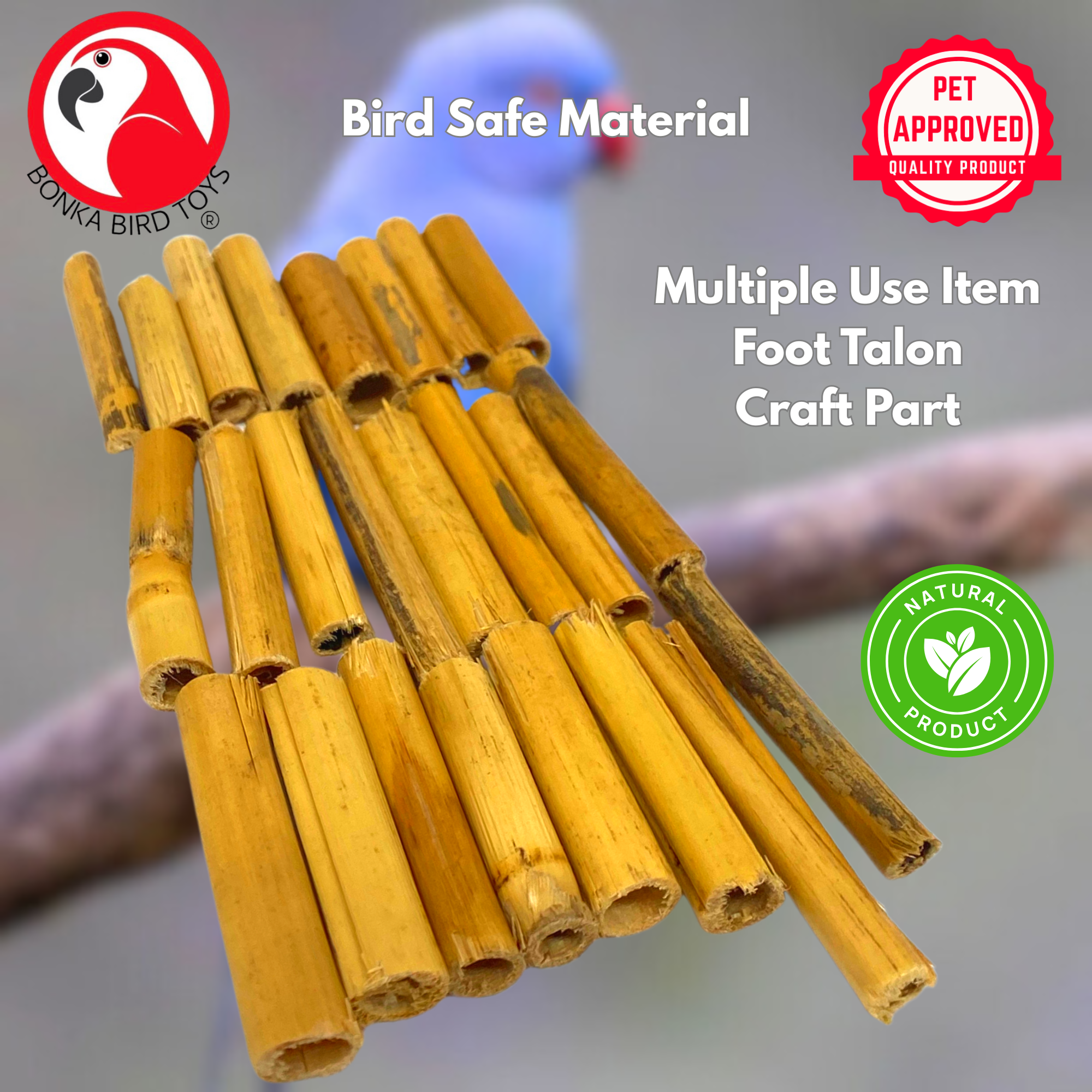 2941 Pk24 Bamboo Sticks - Bonka Bird Toys