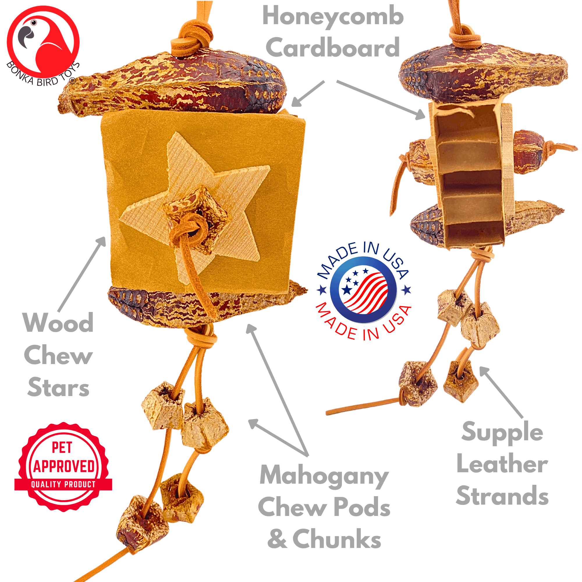 1144 Star Forage Block - Bonka Bird Toys