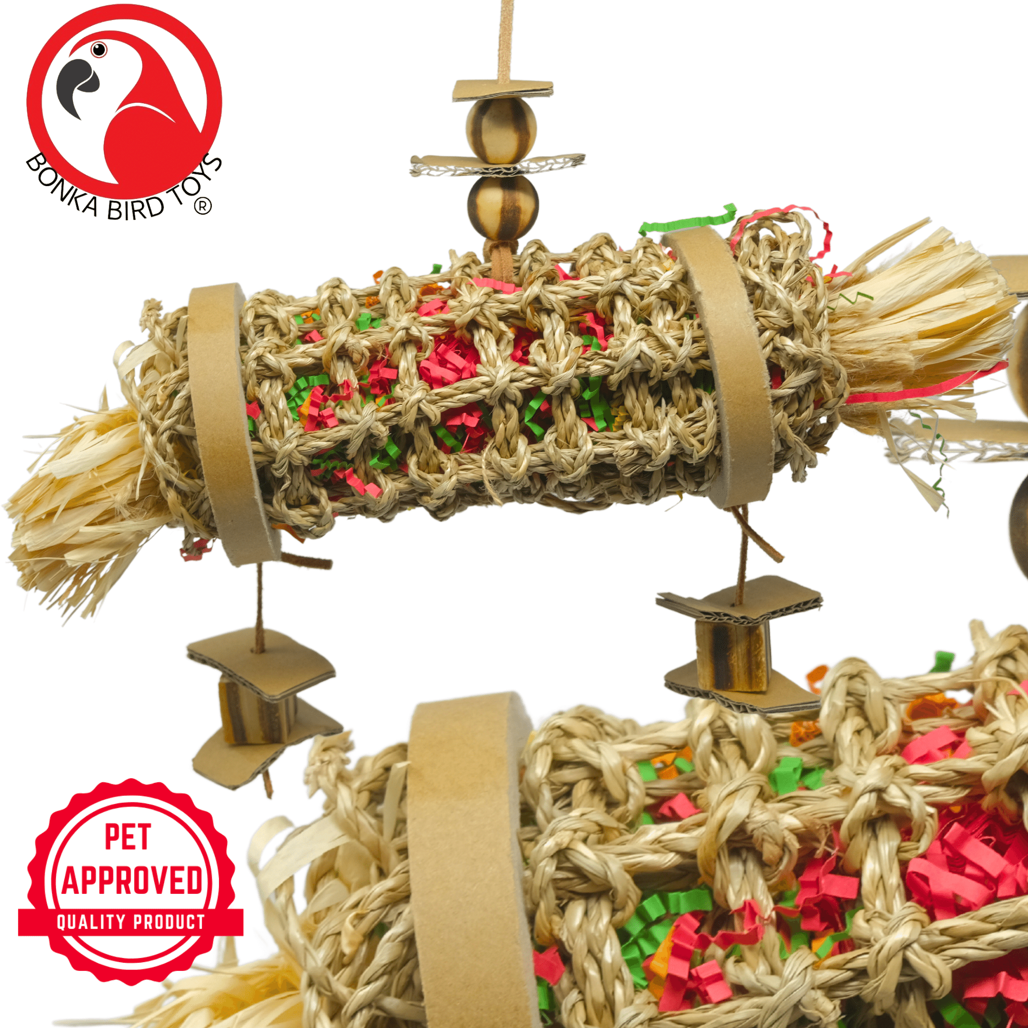 2152 Medium Shred Roll - Bonka Bird Toys