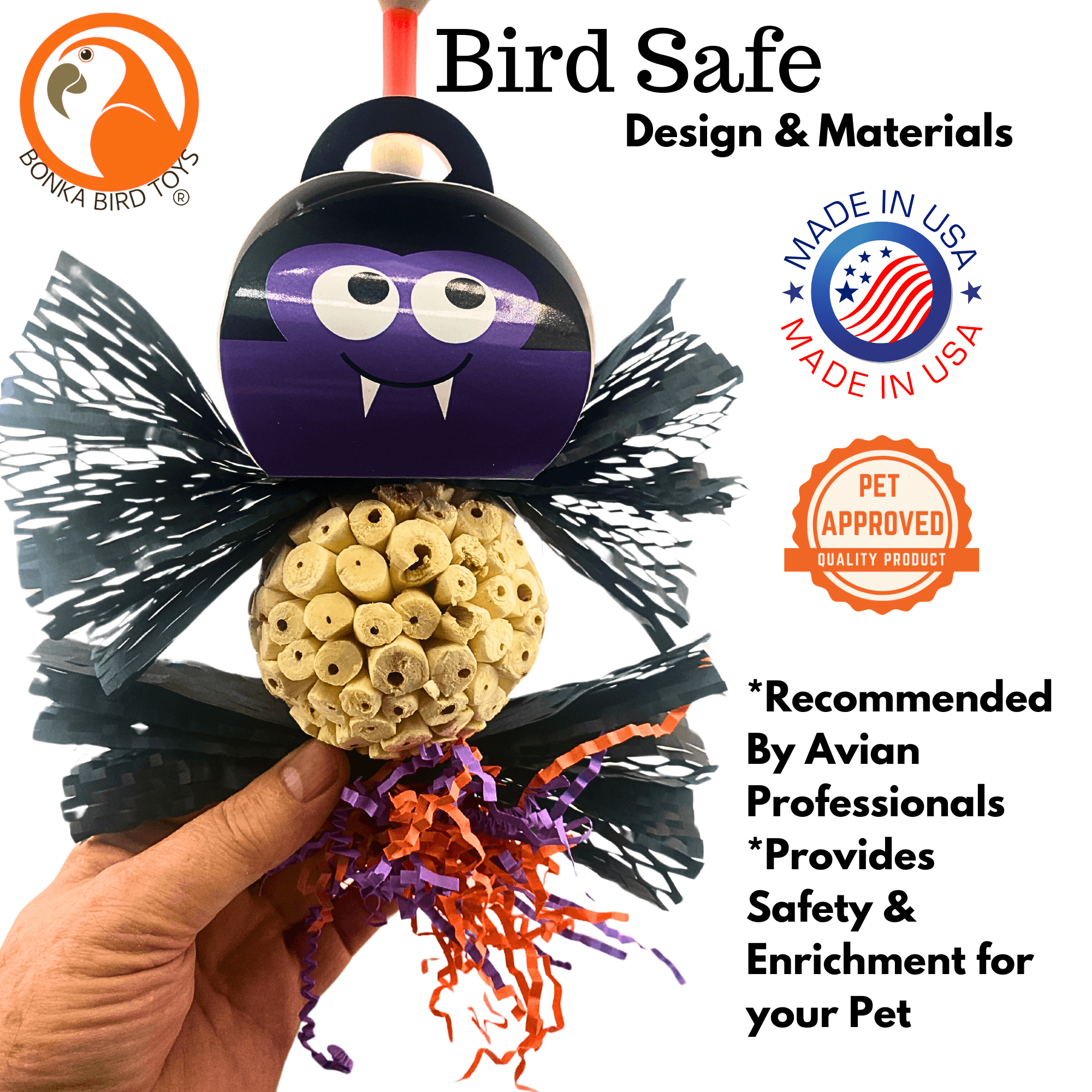 2720 Spooky Halloween Vampire - Bonka Bird Toys