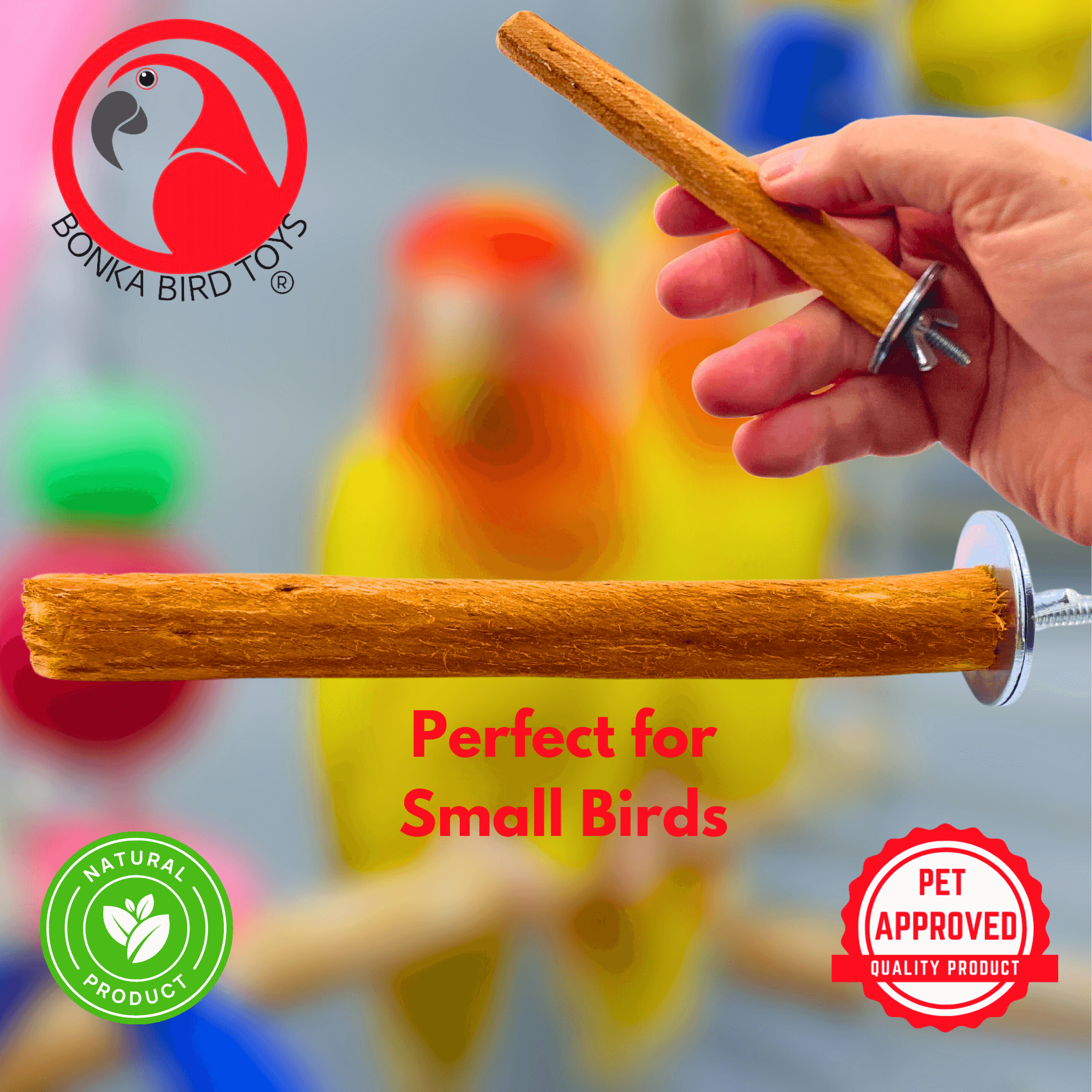 2984 Small Dragonwood Perch - Bonka Bird Toys