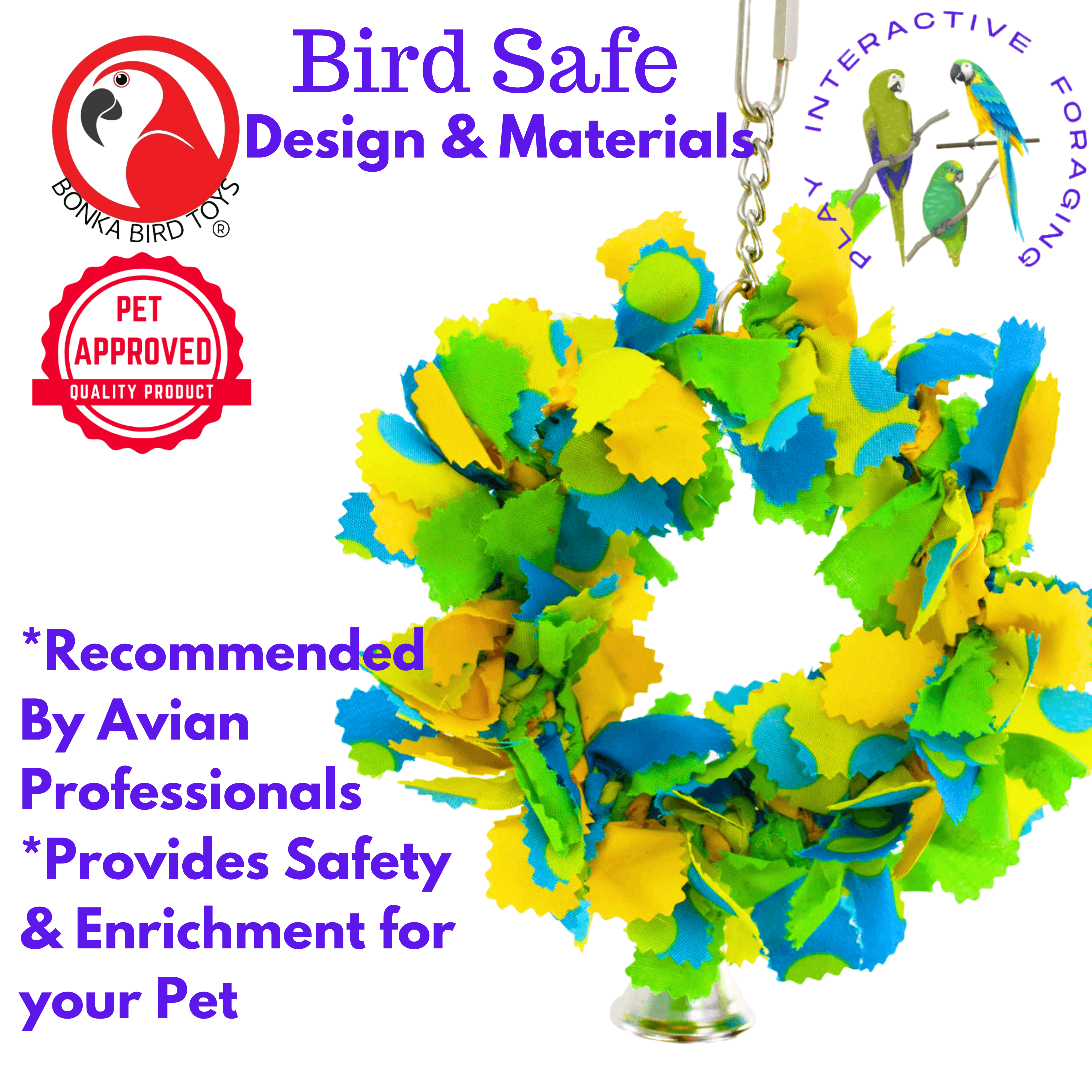 810 Small Bowtie Ring - Bonka Bird Toys