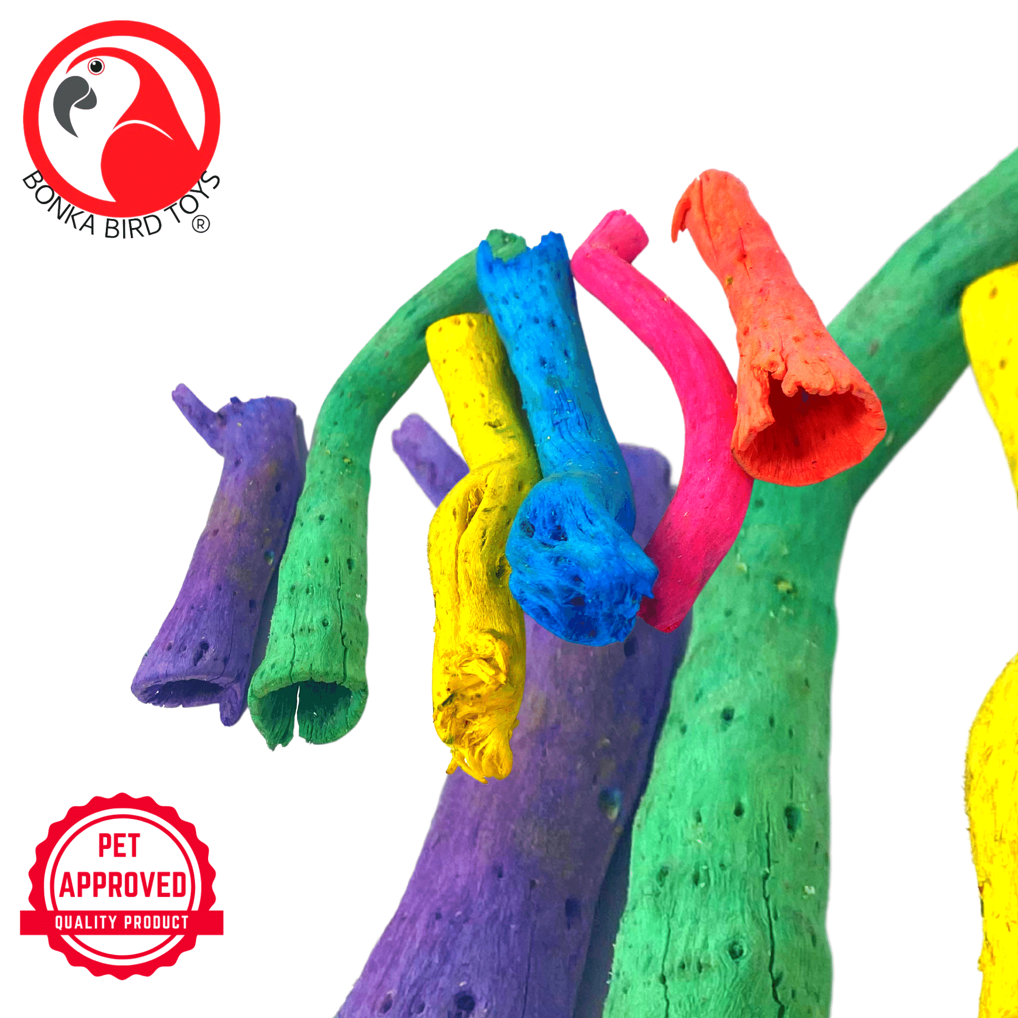 Colored Gobi Tail - Bonka Bird Toys