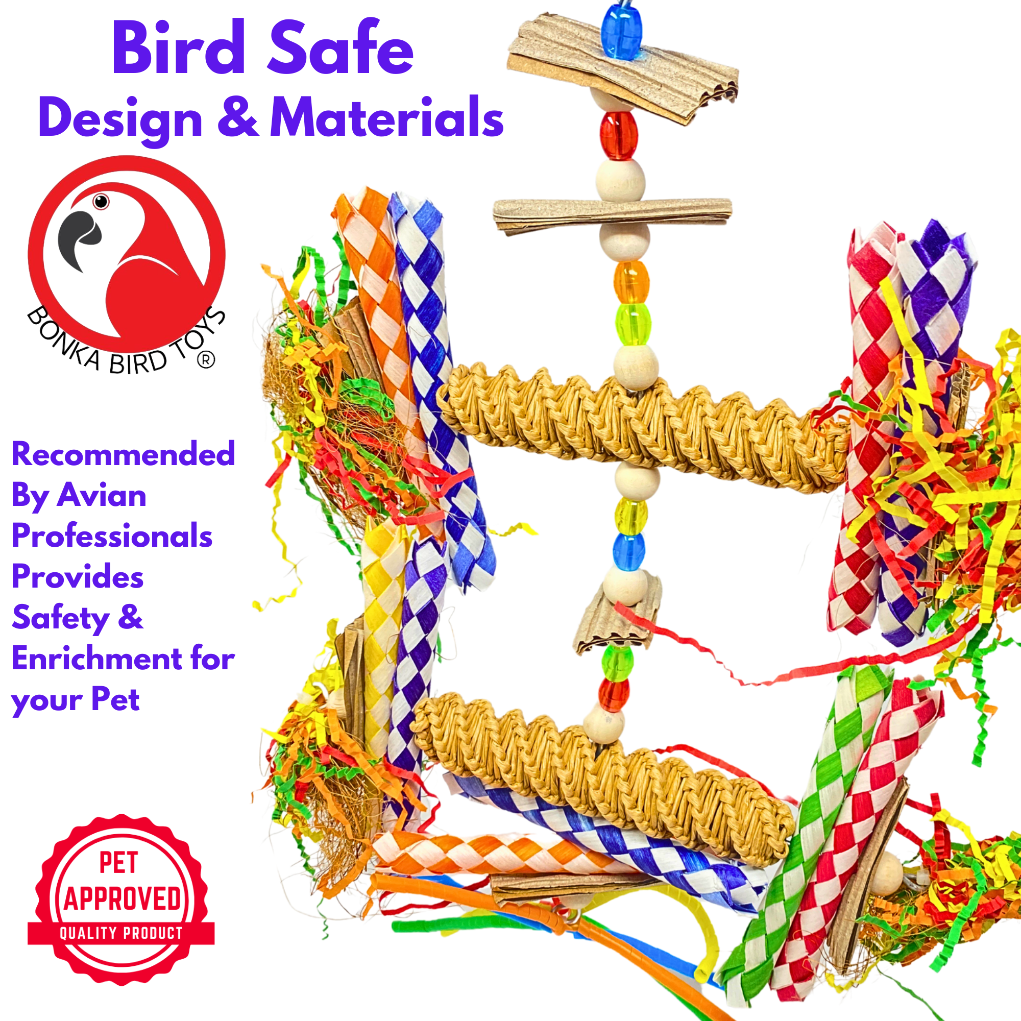 2677 Big Duo Helix - Bonka Bird Toys