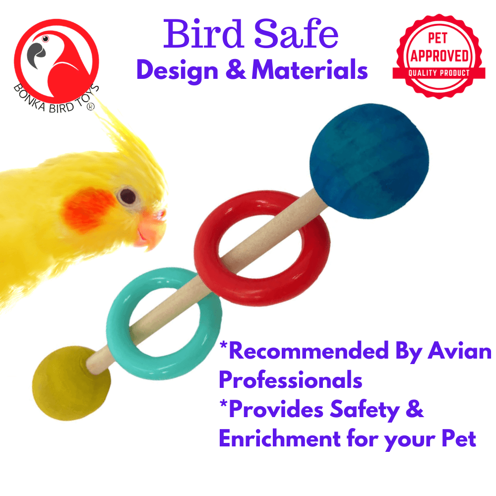 1630 Small Rattle - Bonka Bird Toys