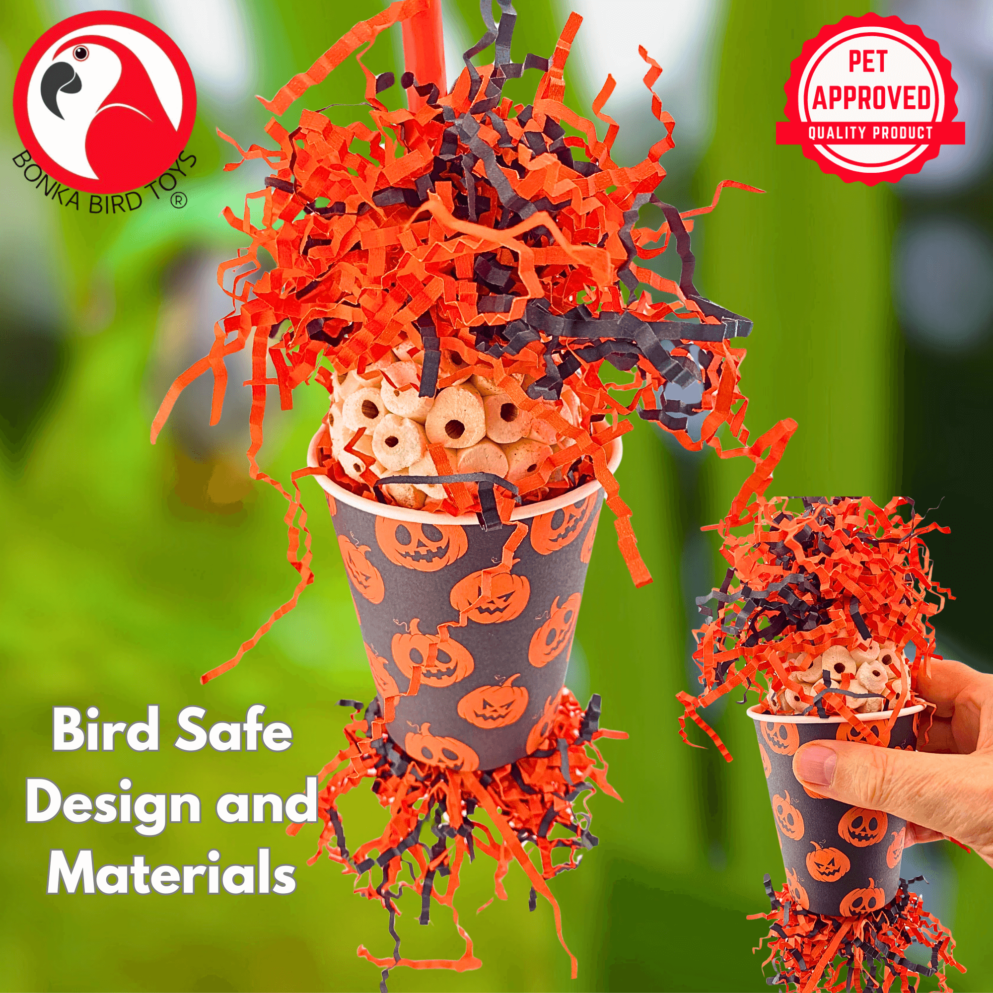 2868 Pumpkin Jumble - Bonka Bird Toys