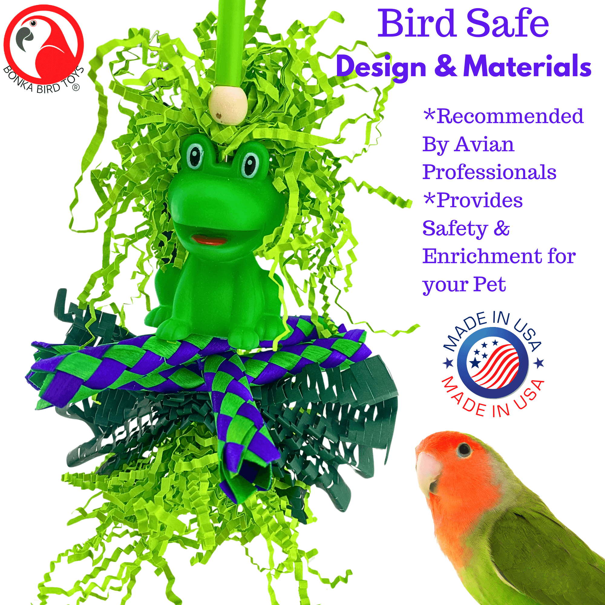 2628 Lucky Frog - Bonka Bird Toys