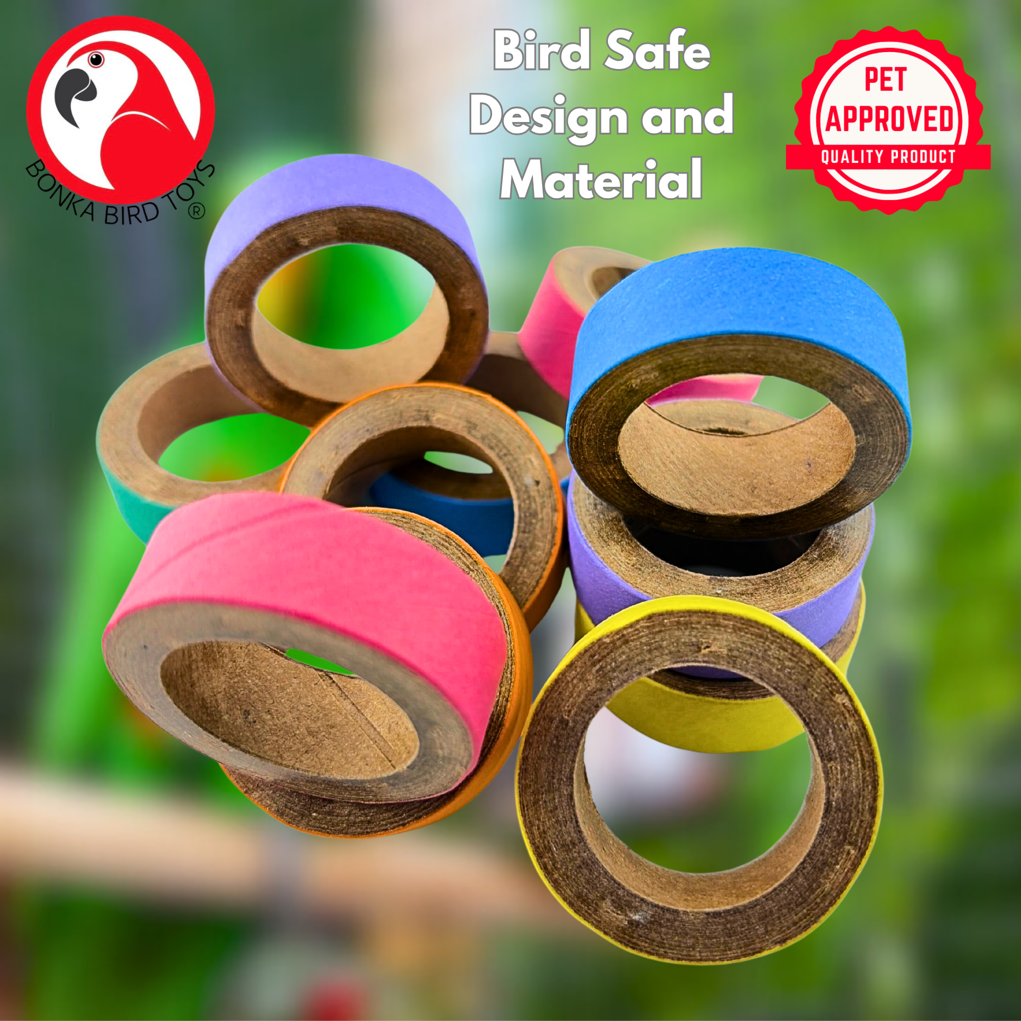 2780 Pk12 Mini Fat Bagels - Bonka Bird Toys