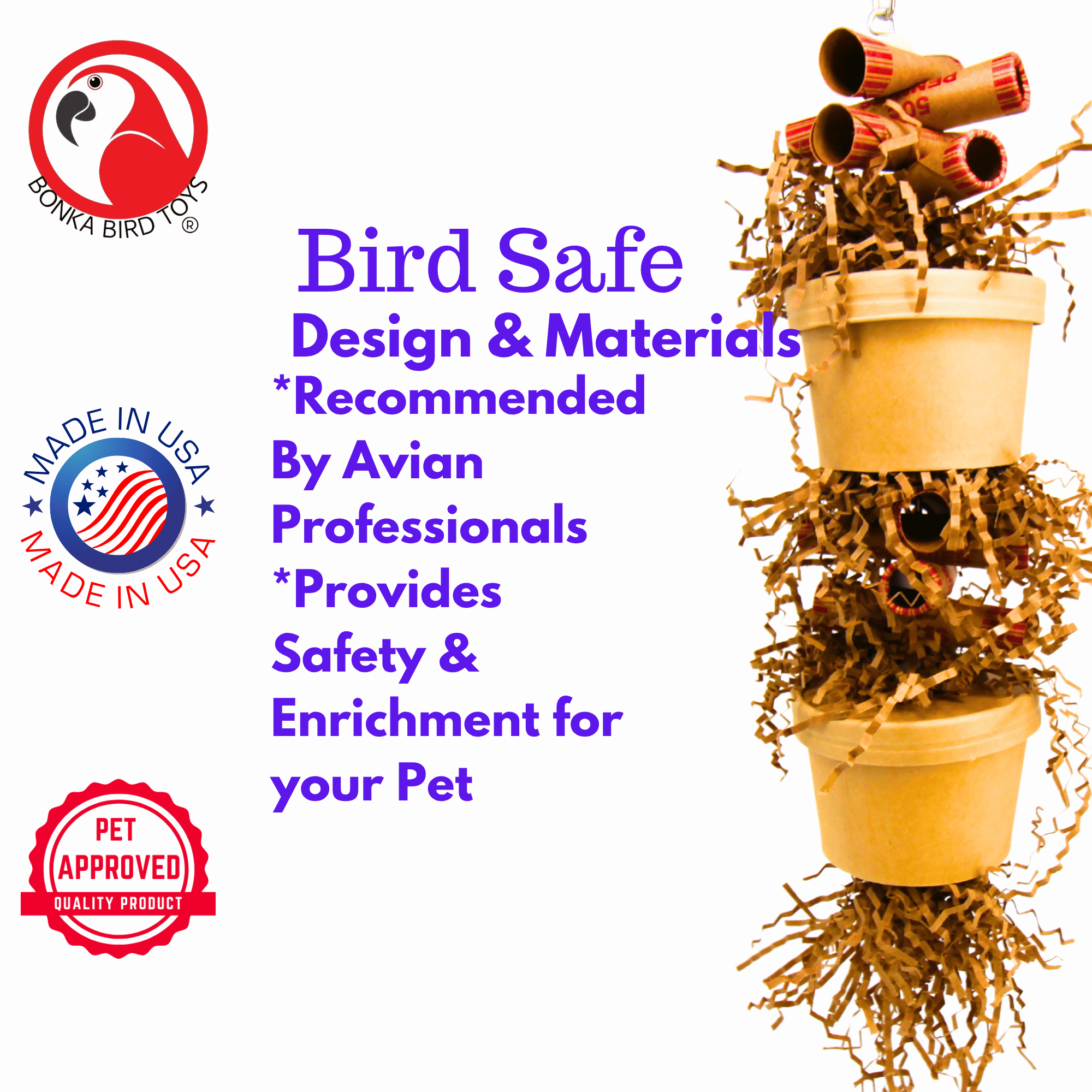 3867 Duo Money Pot - Bonka Bird Toys