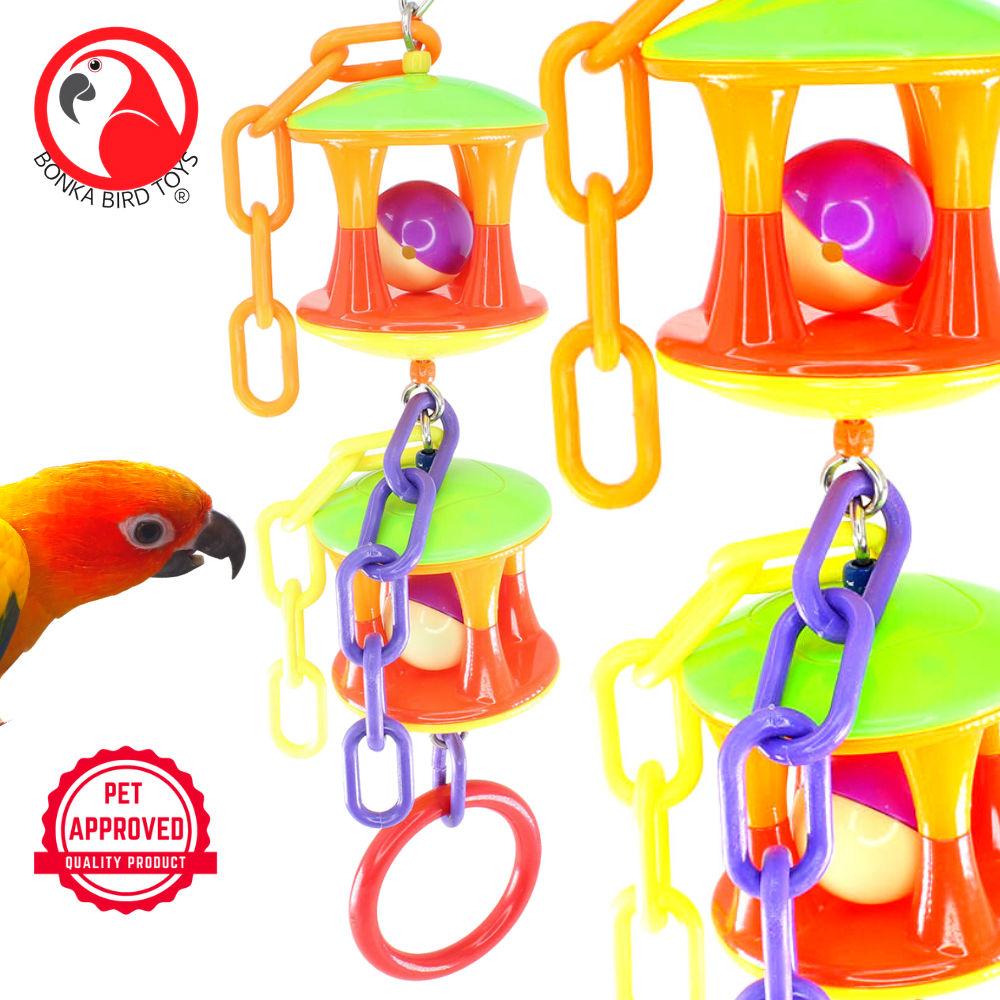 2181 Duo Ball Swivel - Bonka Bird Toys