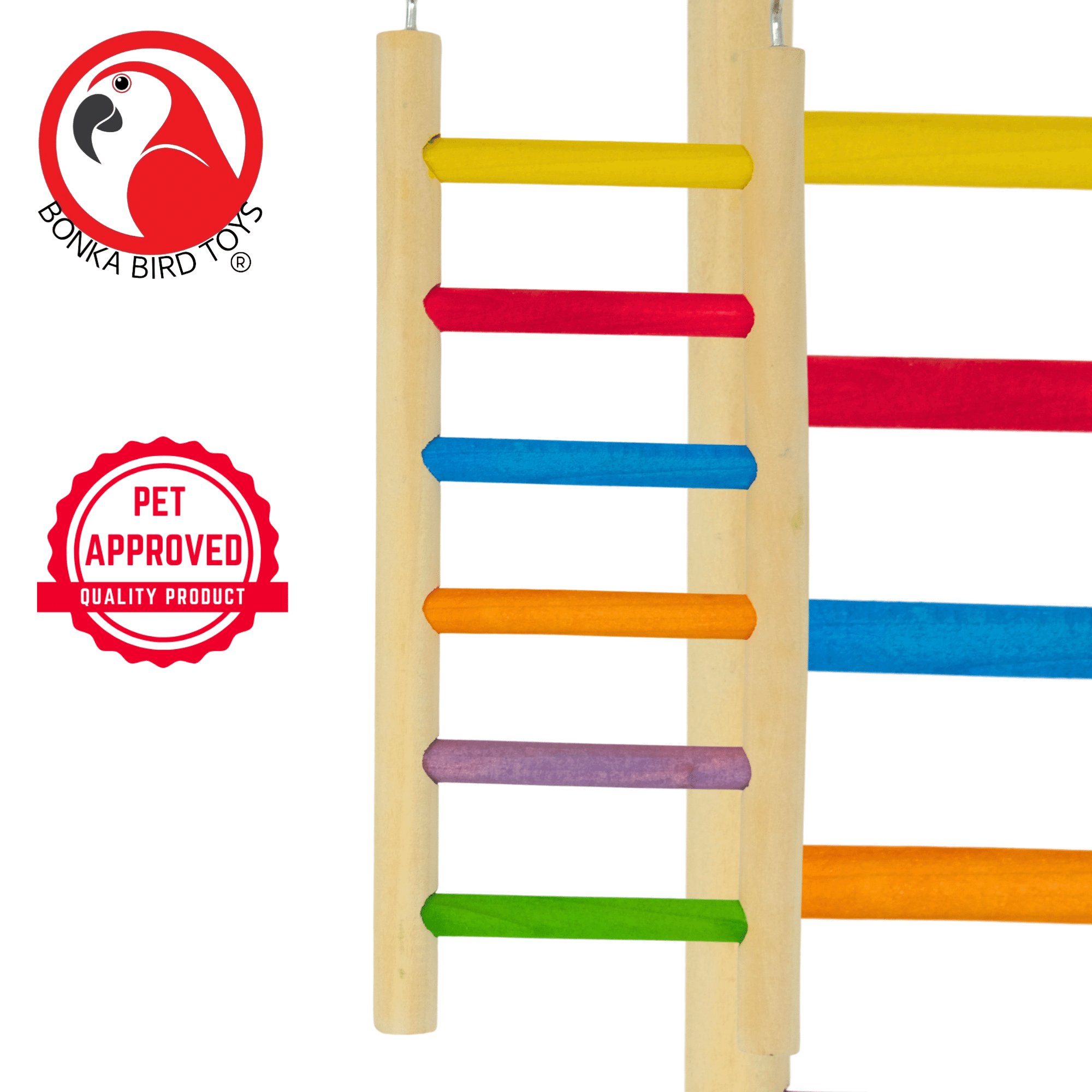 1777 Ladder 8" x 3" - Bonka Bird Toys