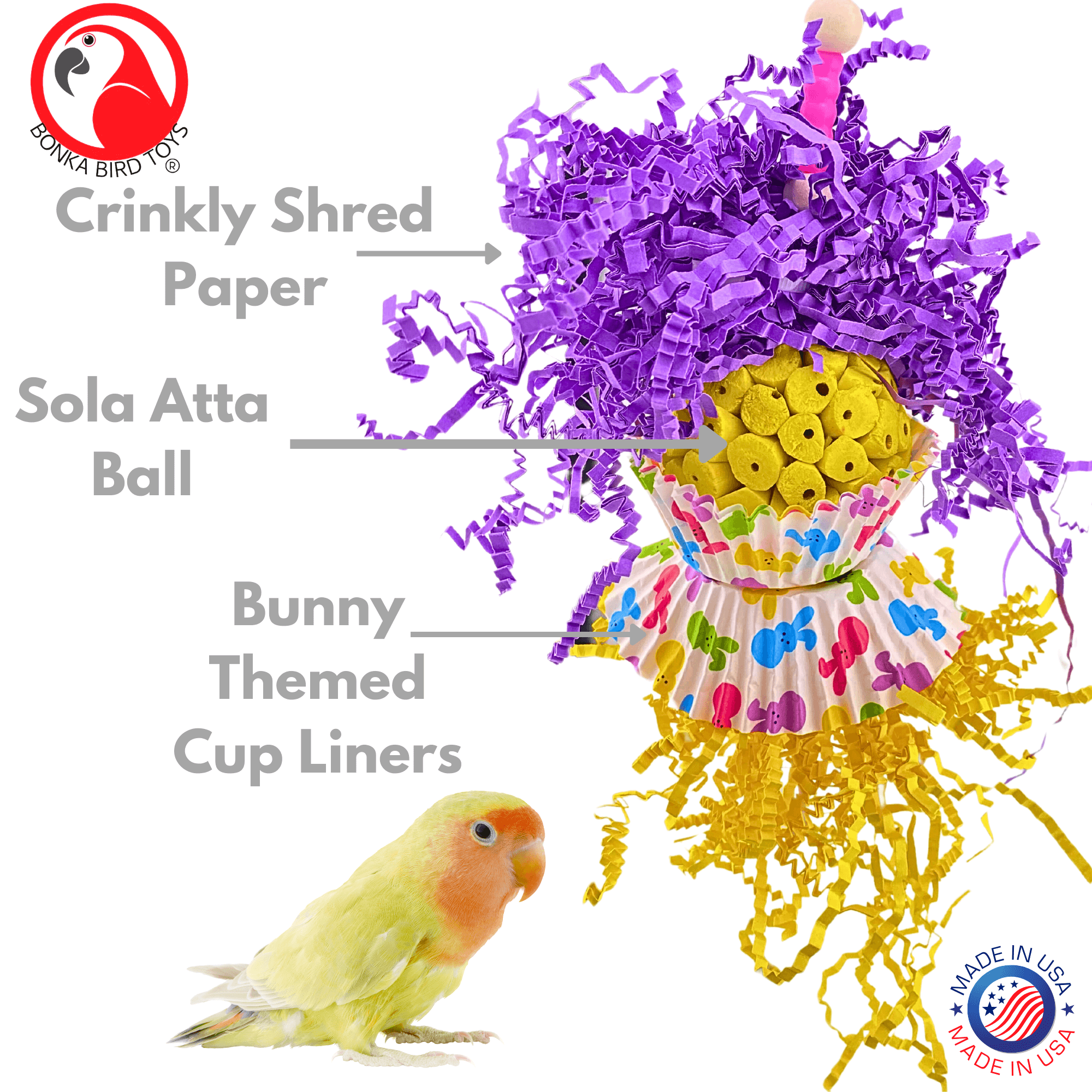 1030 Hoppy Easter - Bonka Bird Toys