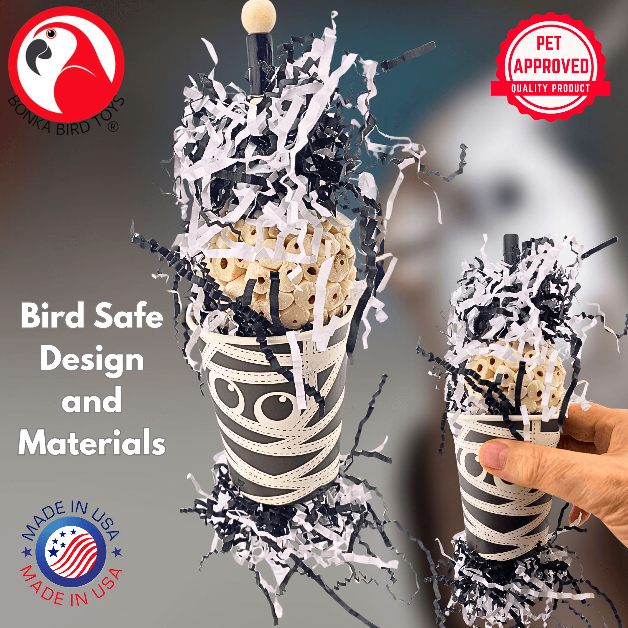 2867 Spooky Mummy - Bonka Bird Toys