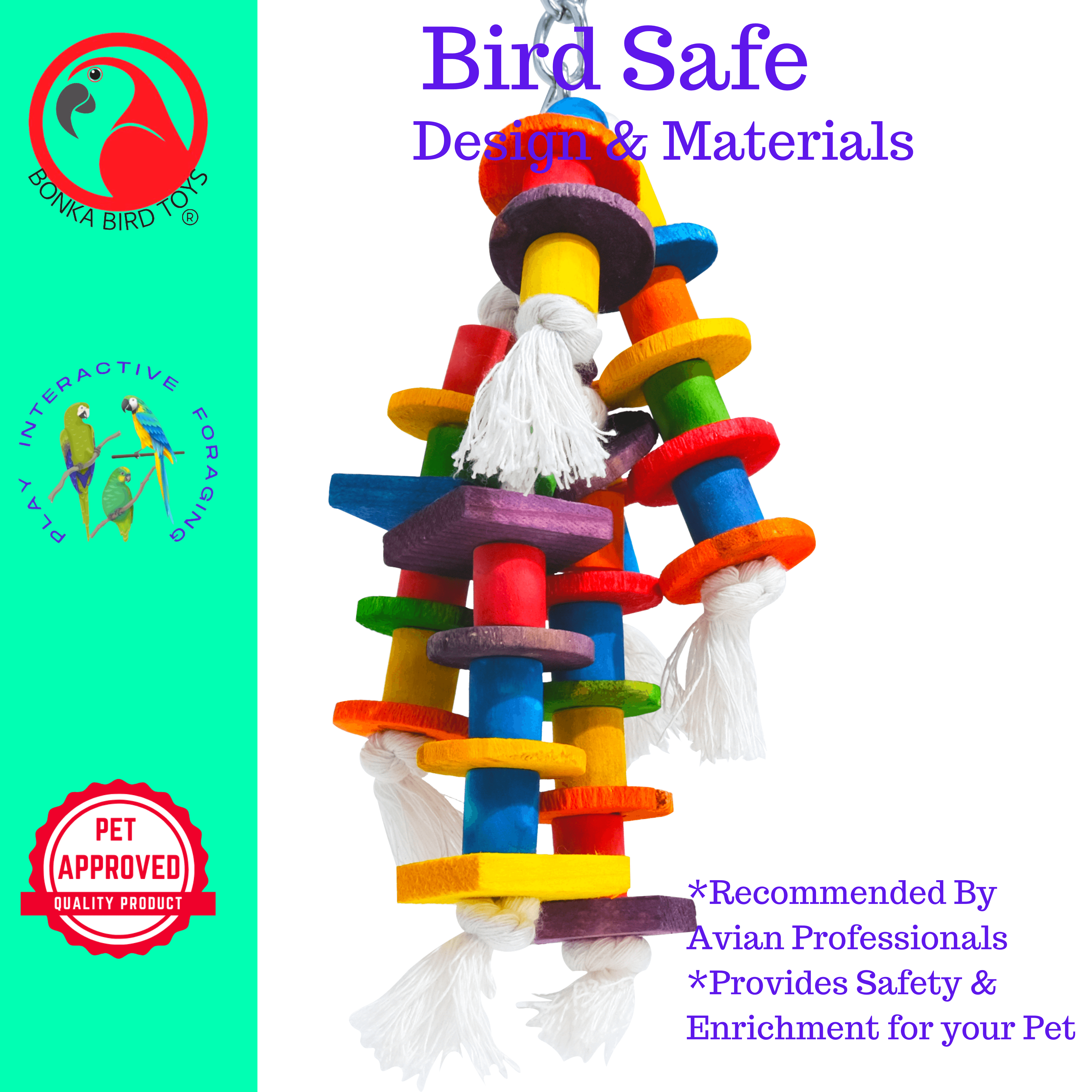 1092 Jumble Chew - Bonka Bird Toys