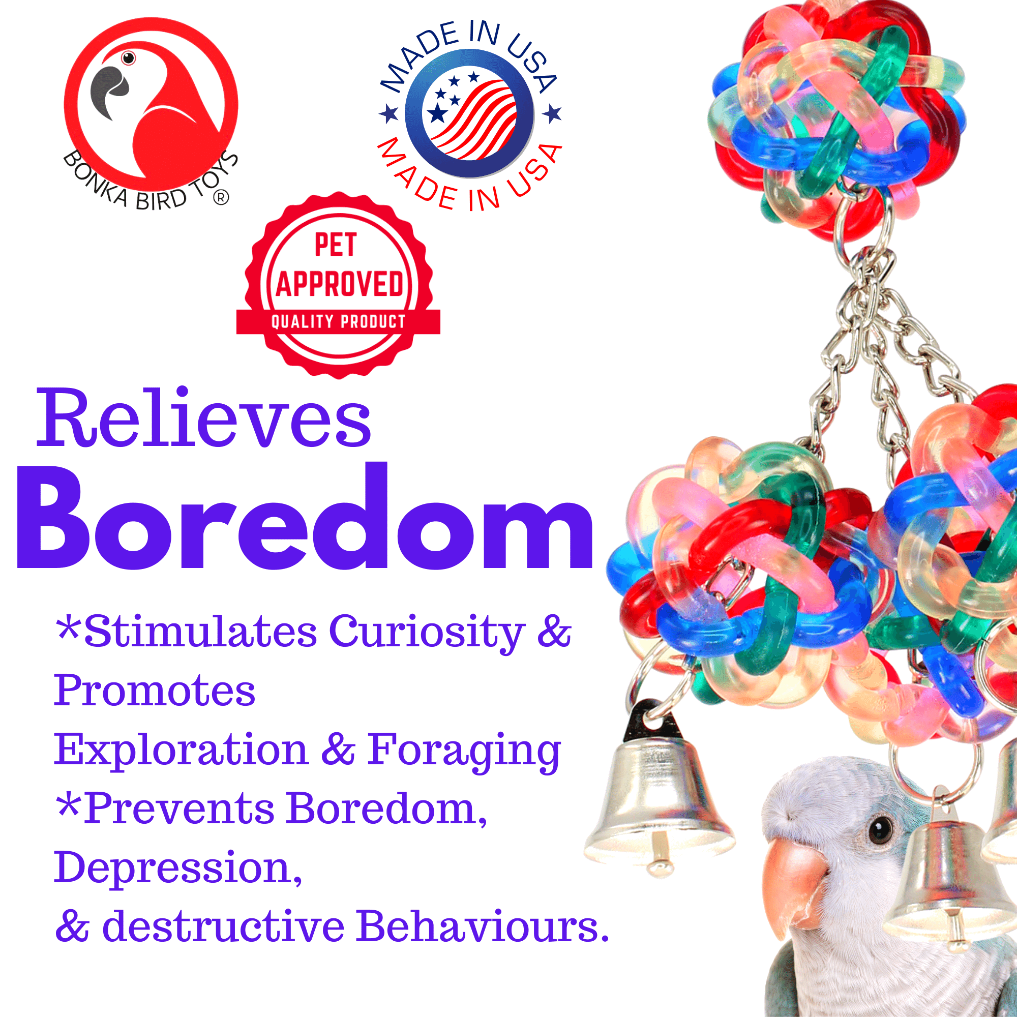 1944 Wibbly Ringer - Bonka Bird Toys