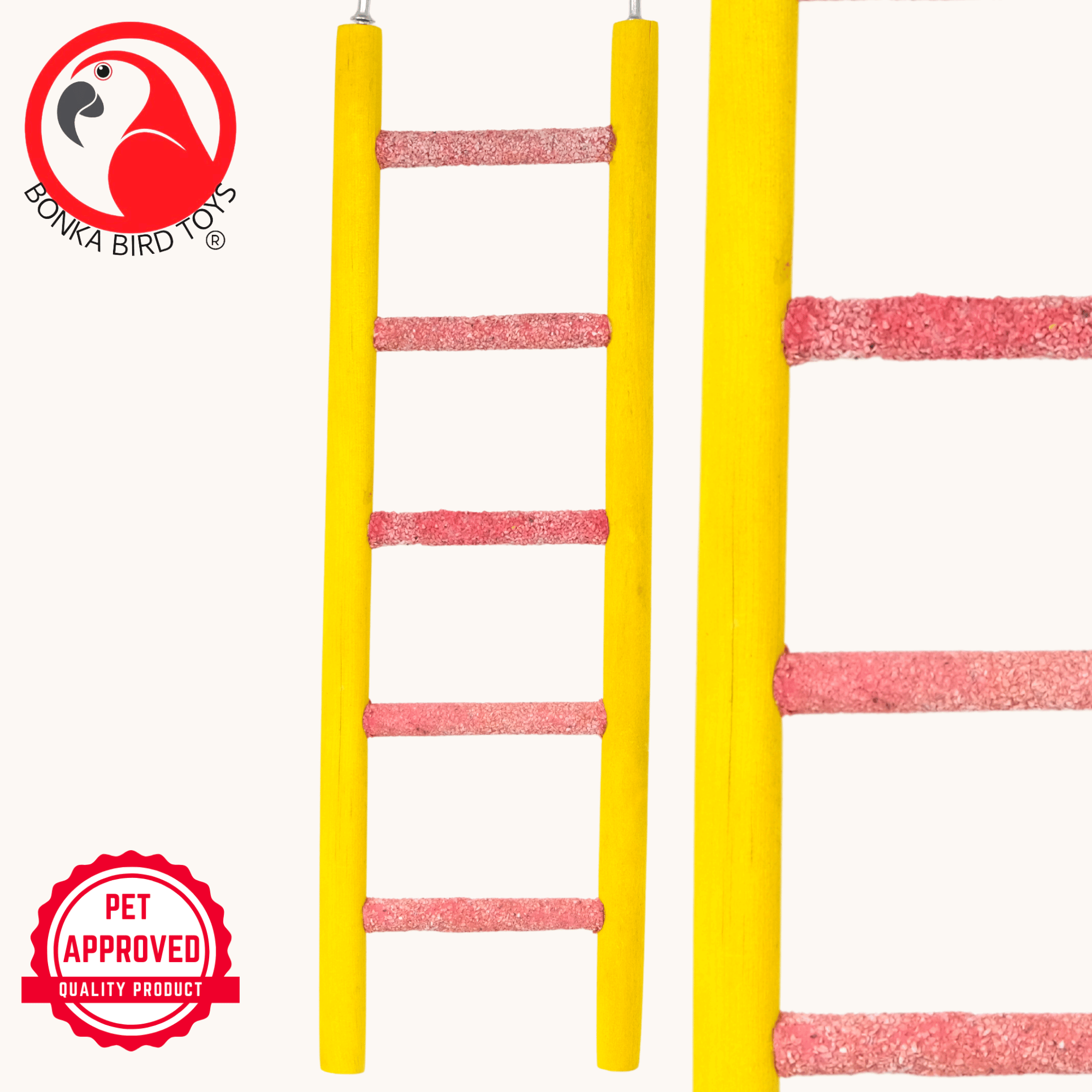 30801 X-Small 8.5" Pedi-Ladder BOGO BUNDLE BUY ONE GET ONE FREE! - Bonka Bird Toys
