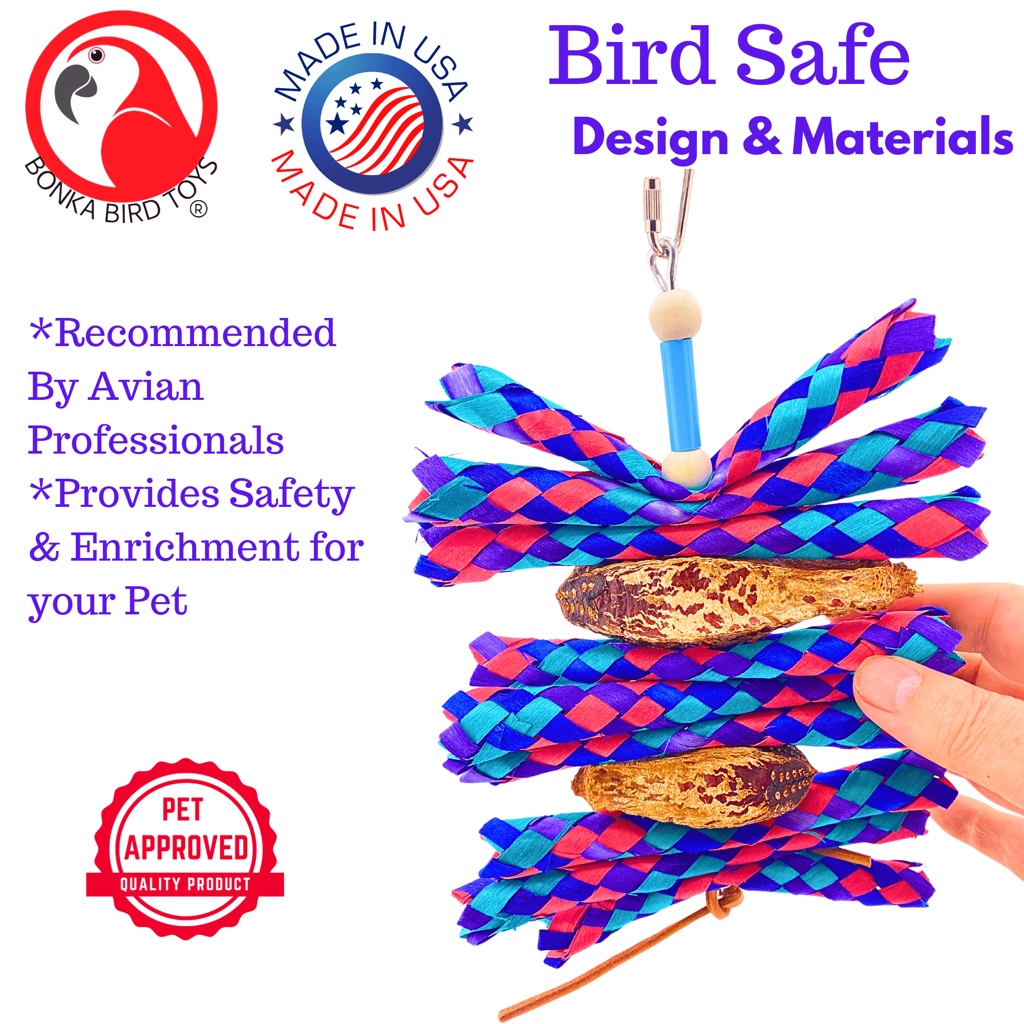2617 Mahogany Trap - Bonka Bird Toys