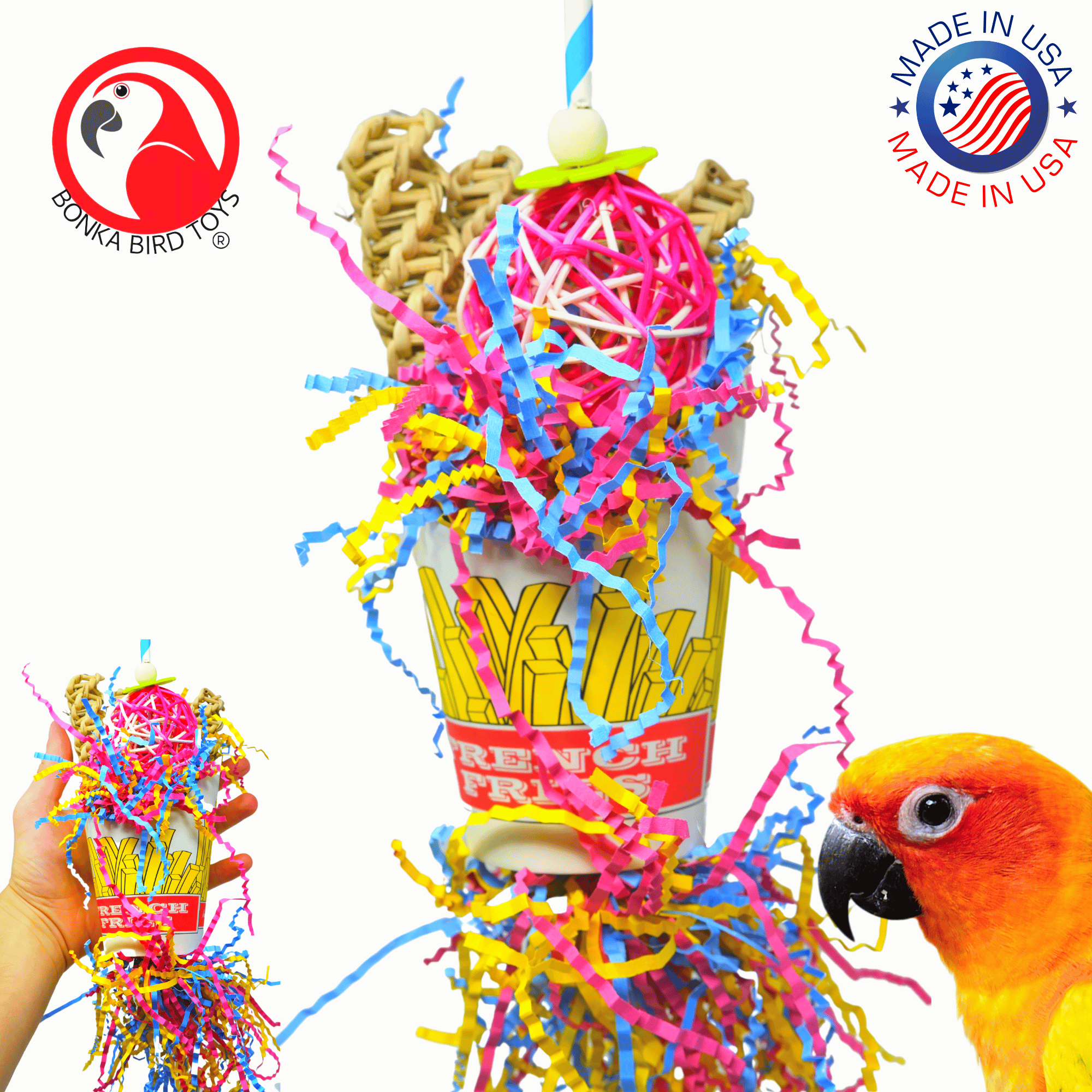 2334 Order Of Fries - Bonka Bird Toys