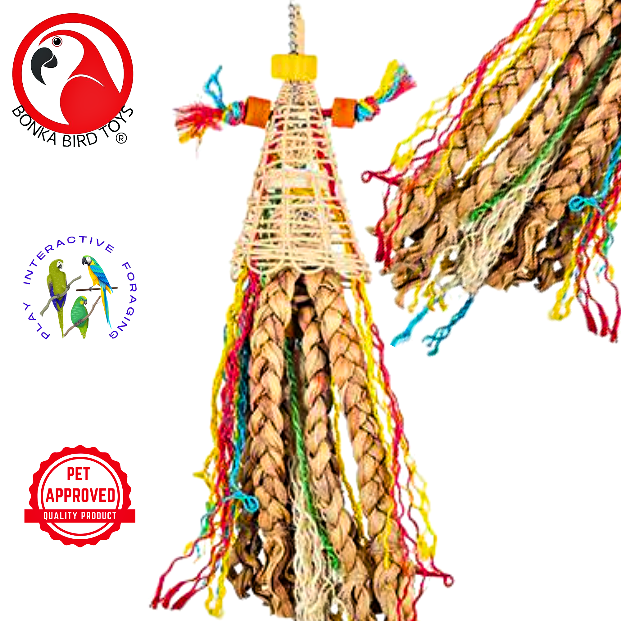 2235 Vine Cone Platt - Bonka Bird Toys