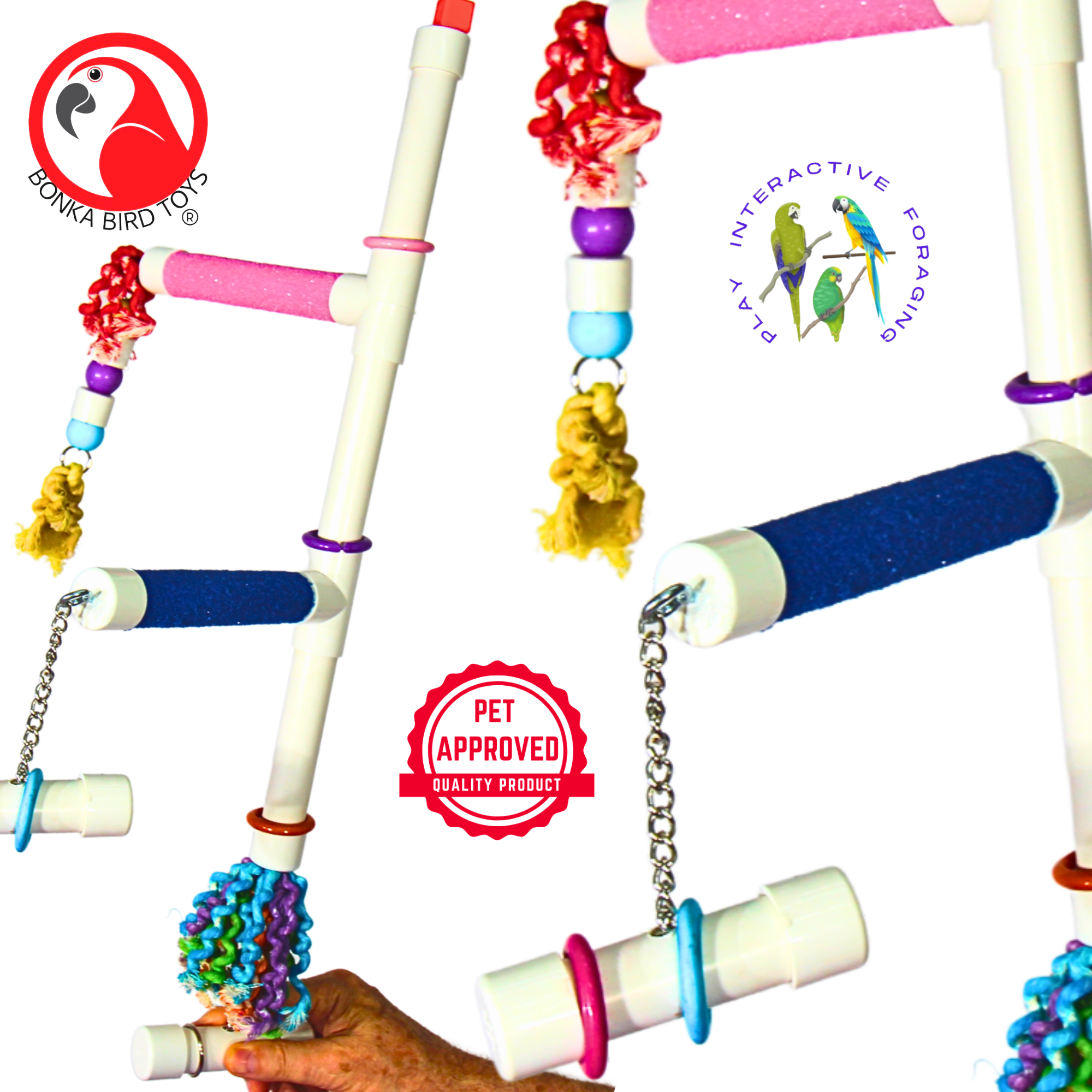 2300 PVC Play Tower - Bonka Bird Toys