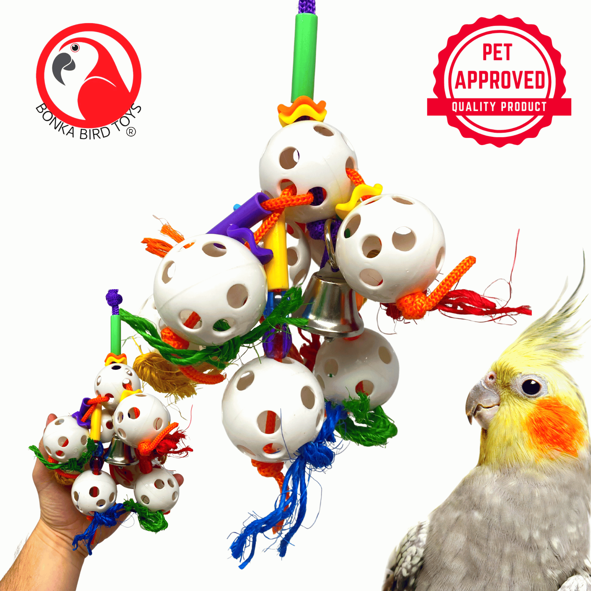 1449 Bubbles Bird Toy - Bonka Bird Toys