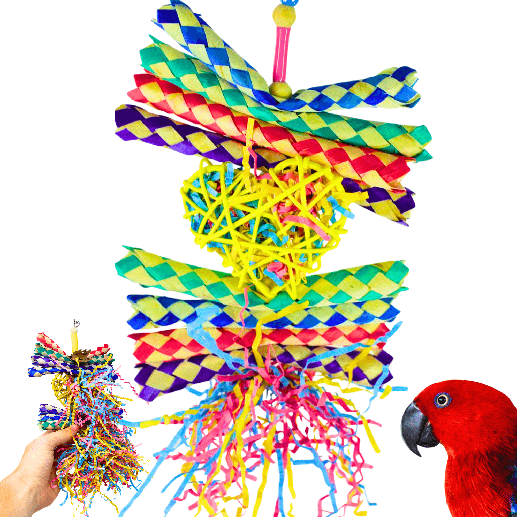 1730 Foraging Heart - Bonka Bird Toys