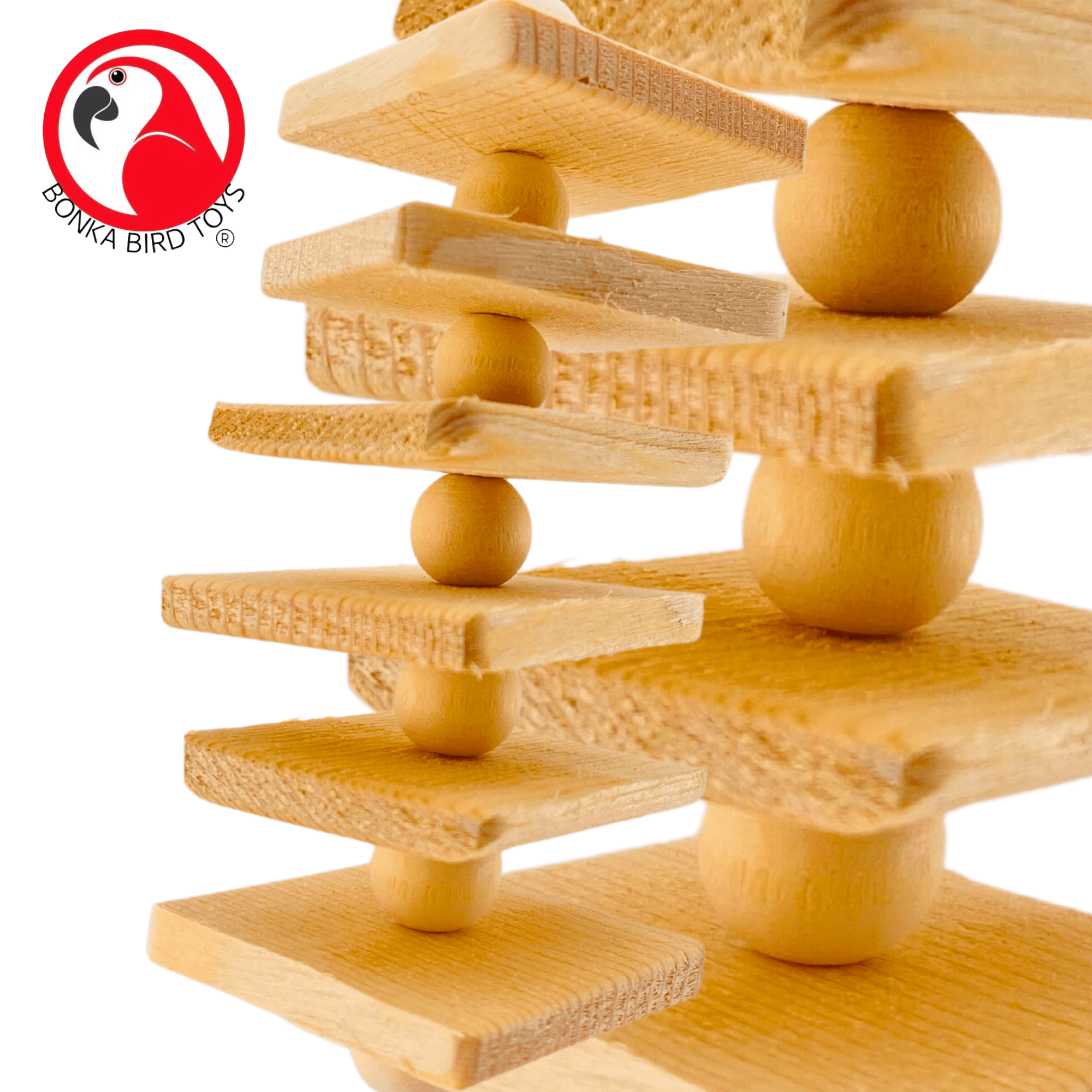 972 Natural Mini Stepper - Bonka Bird Toys