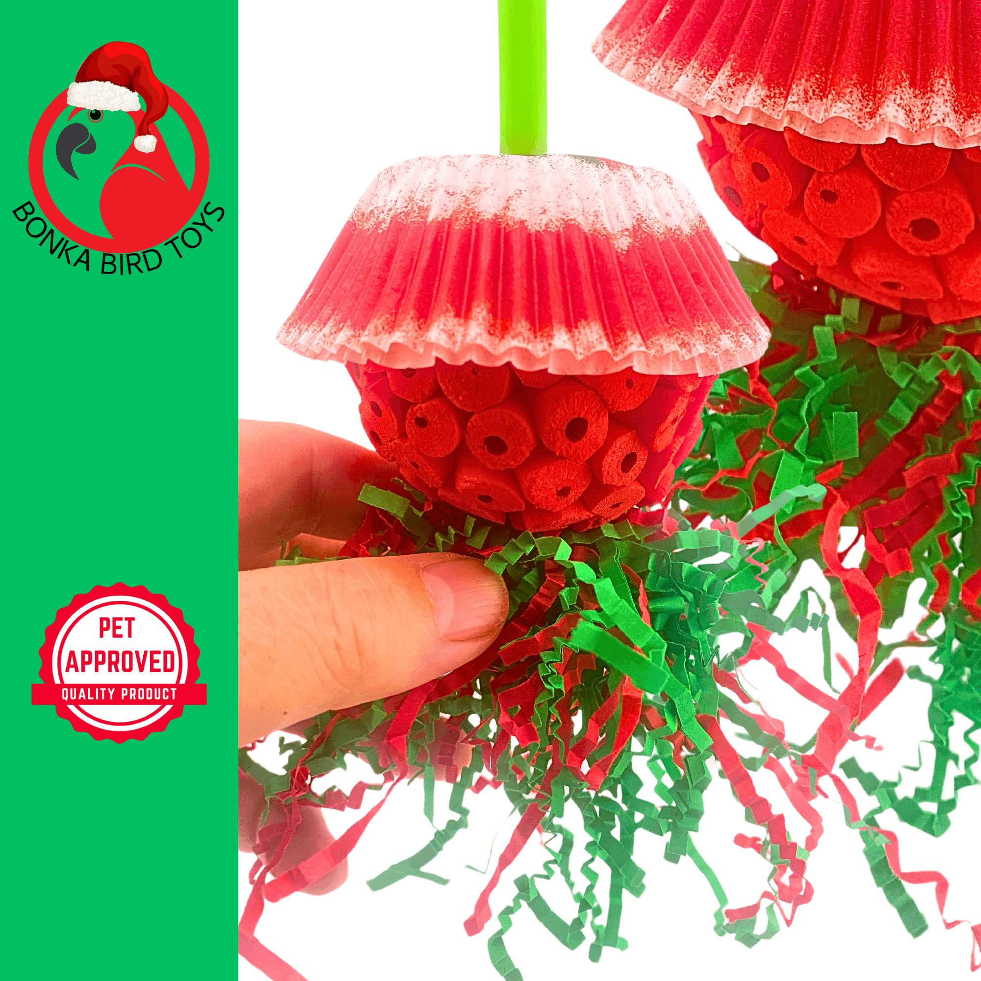 2735 Sola Christmas Shade Buckle - Bonka Bird Toys