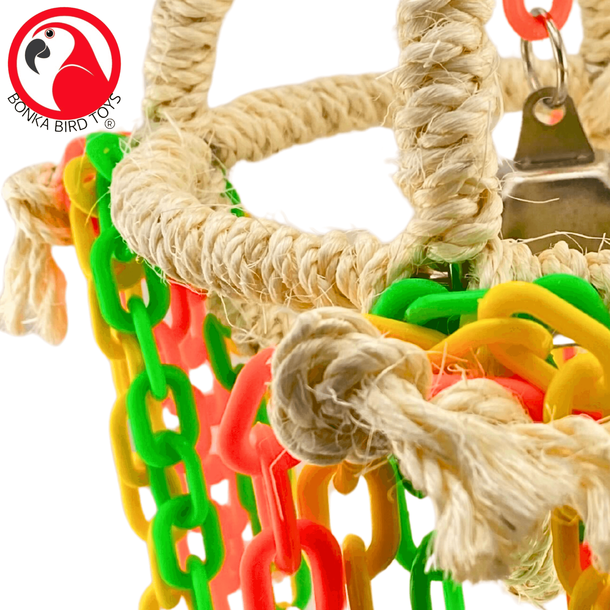 1590 Sisal Orbit Globe - Bonka Bird Toys