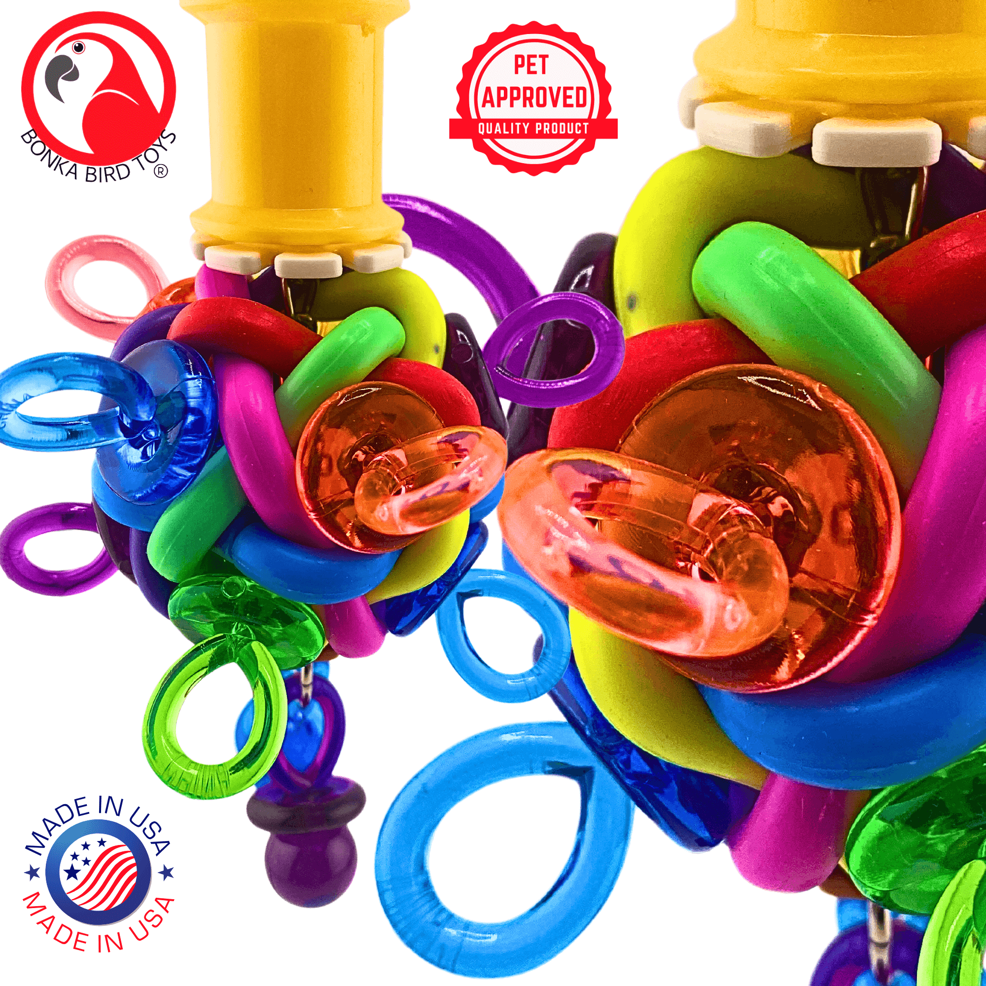 1072 Paci Ball Spin - Bonka Bird Toys