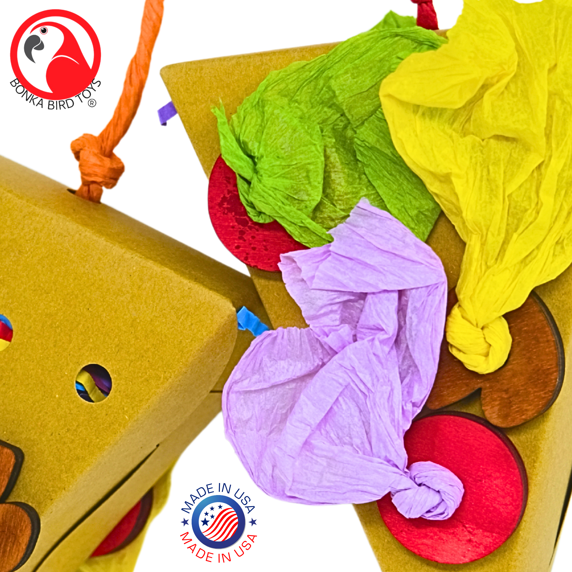 2224 Duo Medium Pizza Slice - Bonka Bird Toys