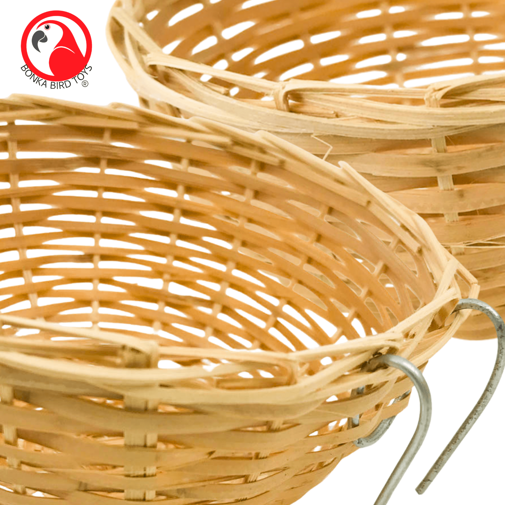 1687 Natural Bamboo Nest - Bonka Bird Toys