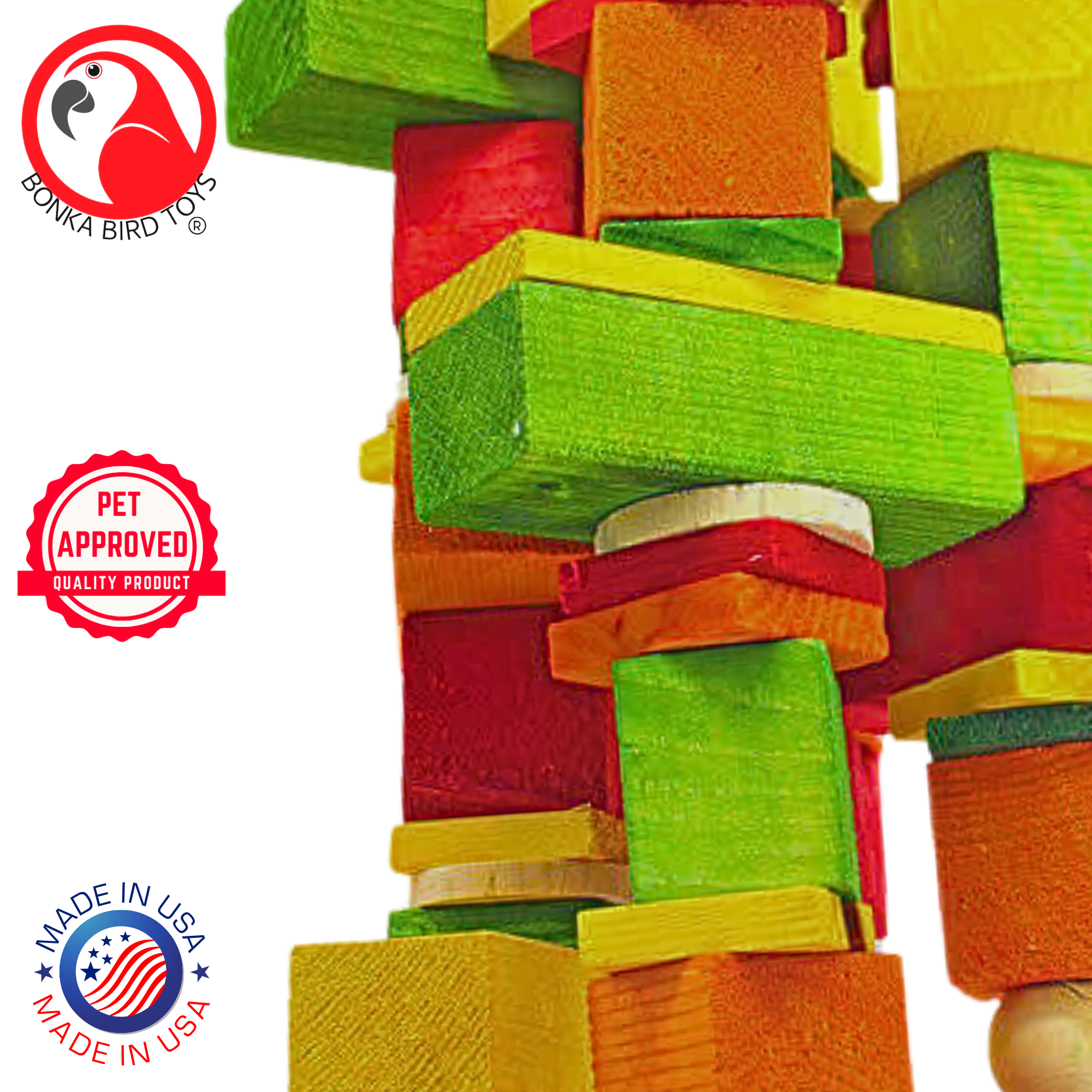 1131 Giant oblong chew - Bonka Bird Toys