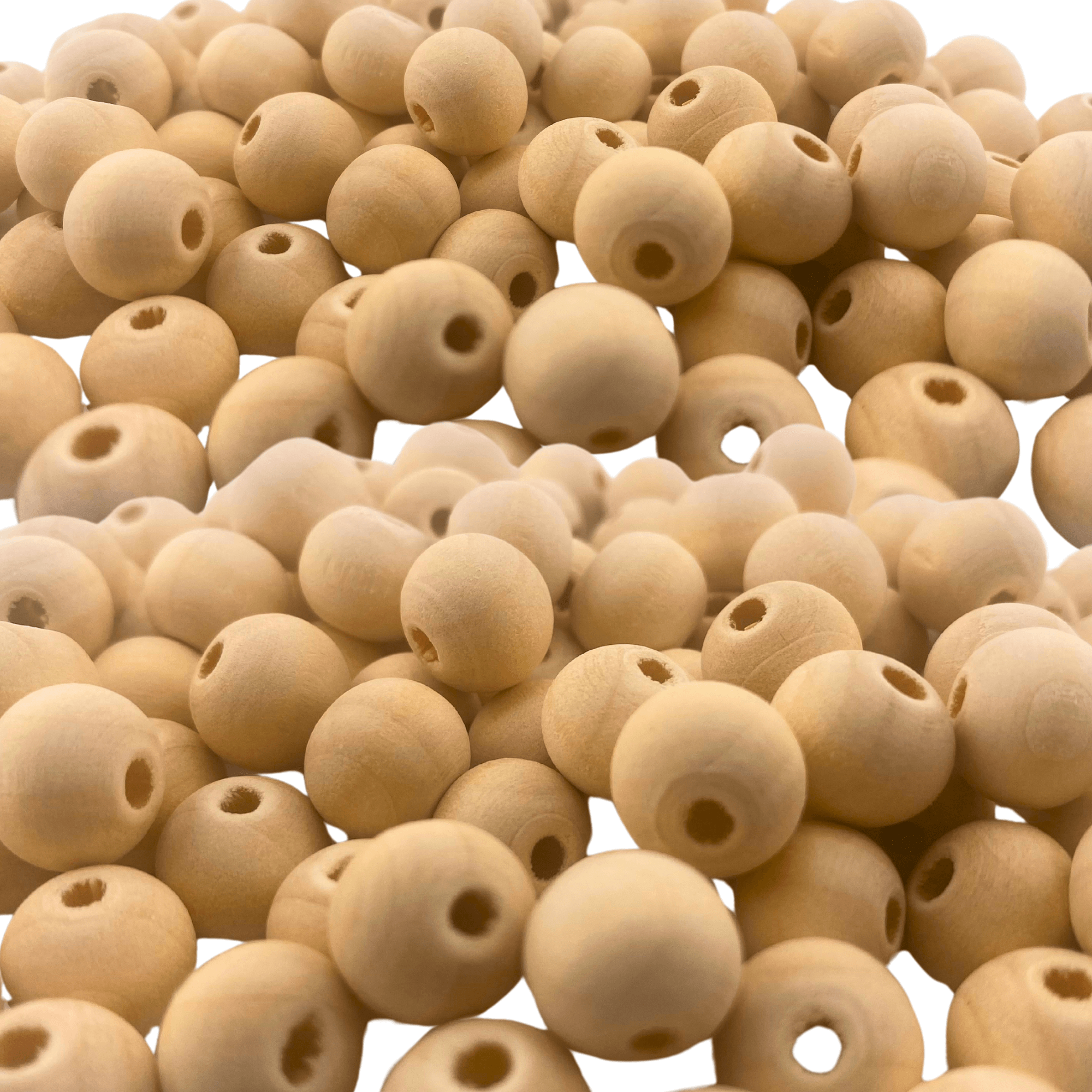 1249 Pk100 Wooden Pre-Drilled Beads - Bonka Bird Toys