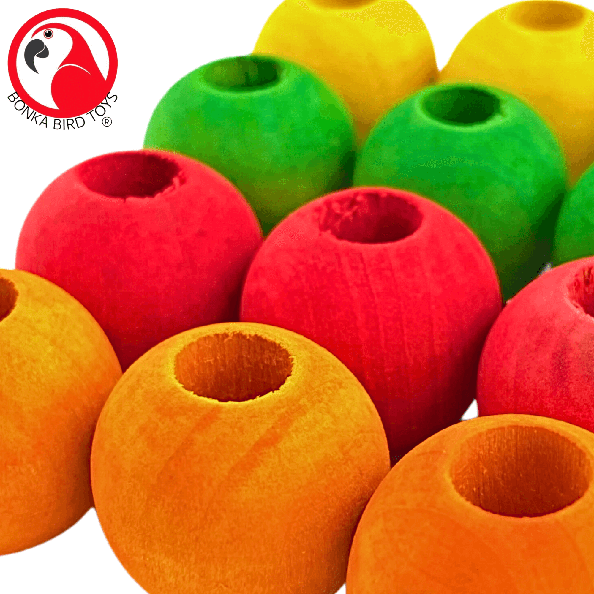 1159 Pk12 3/4" Wood Balls