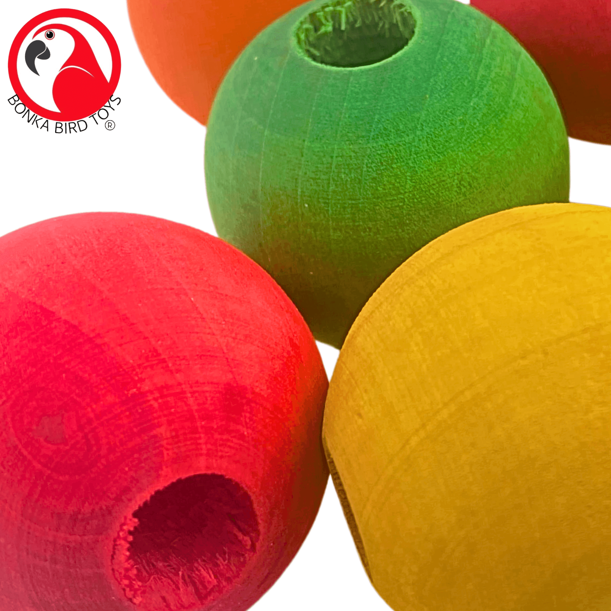 1157 Pk6 1.5" Big Wood Balls