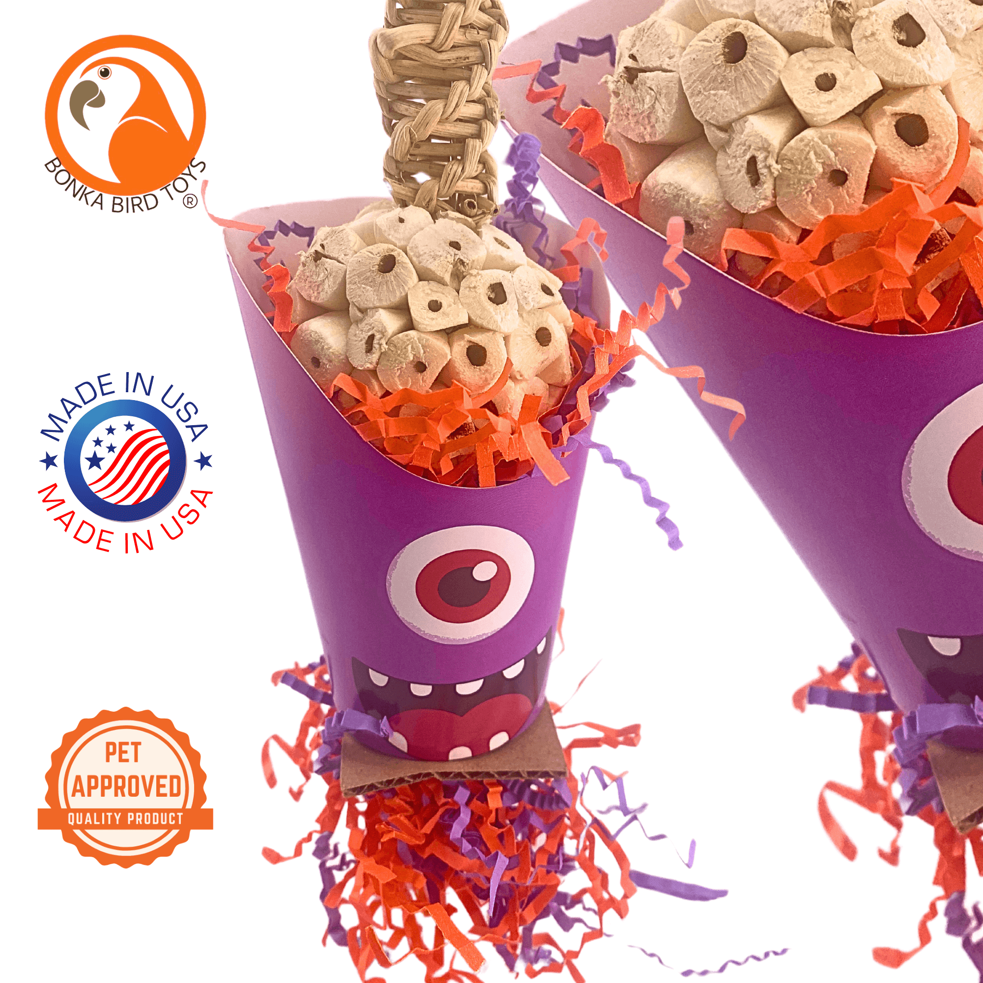 2708 Halloween Monster Cup - Bonka Bird Toys