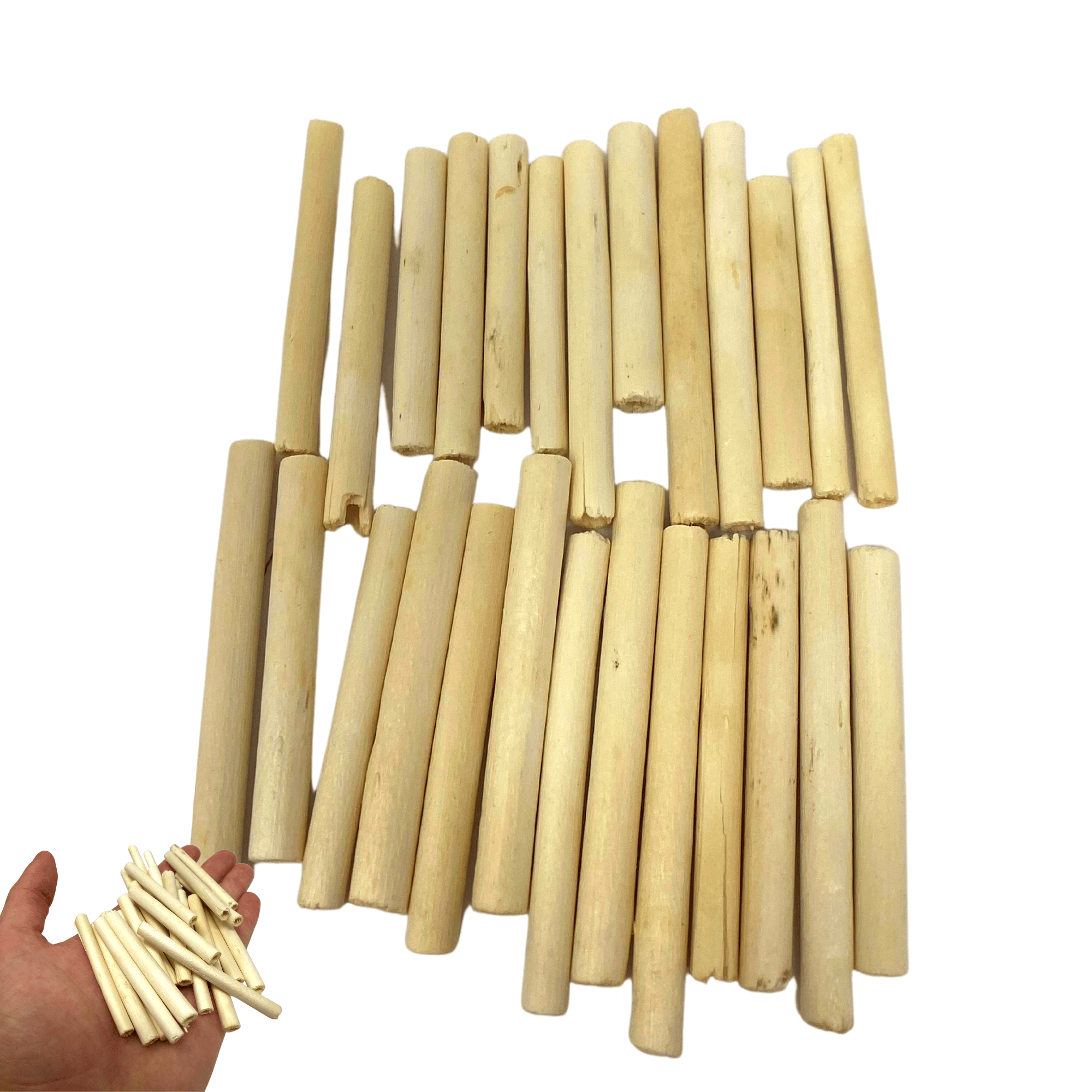 2943 PK24 2" Natural Jute Sticks - Bonka Bird Toys