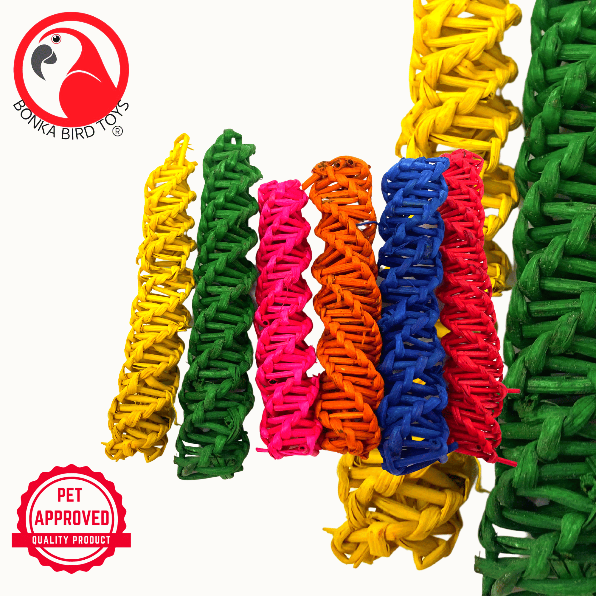2516 Medium Colored Vine Ladders - Bonka Bird Toys