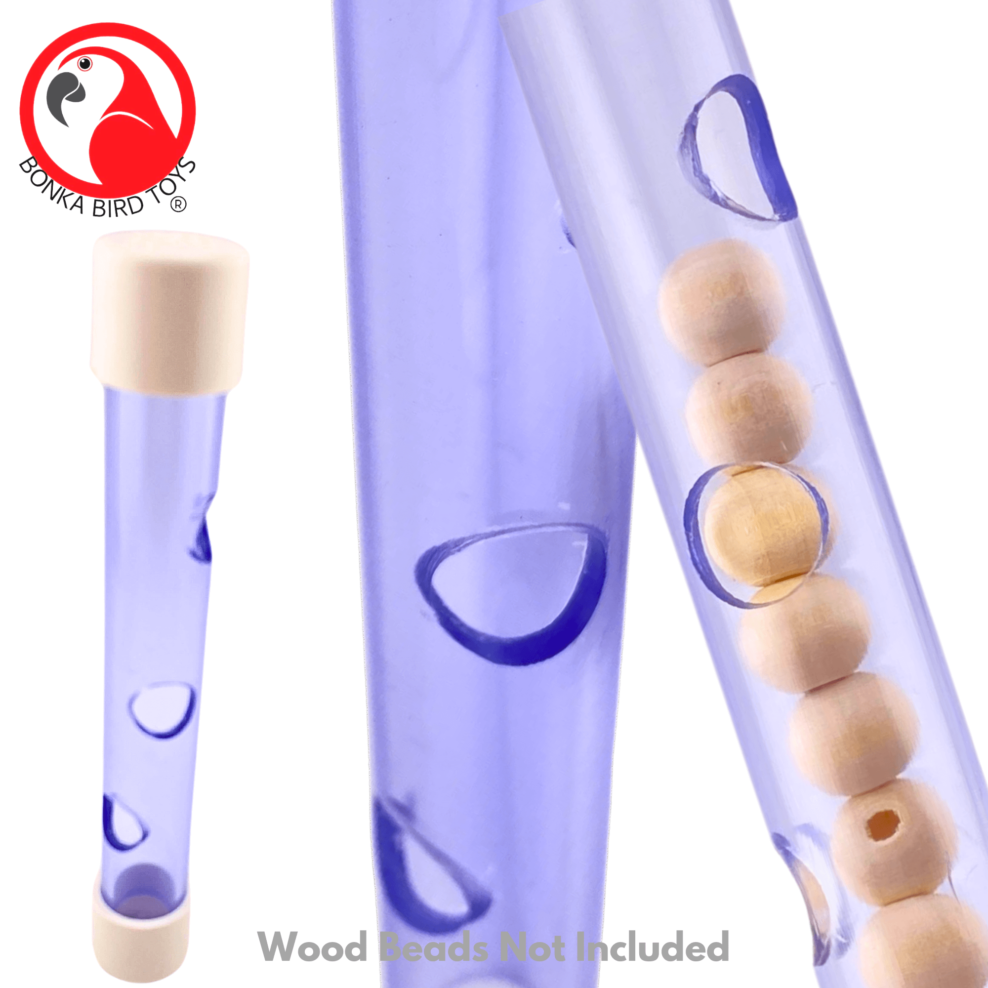 2673 Three Hole Foraging Tube - Bonka Bird Toys