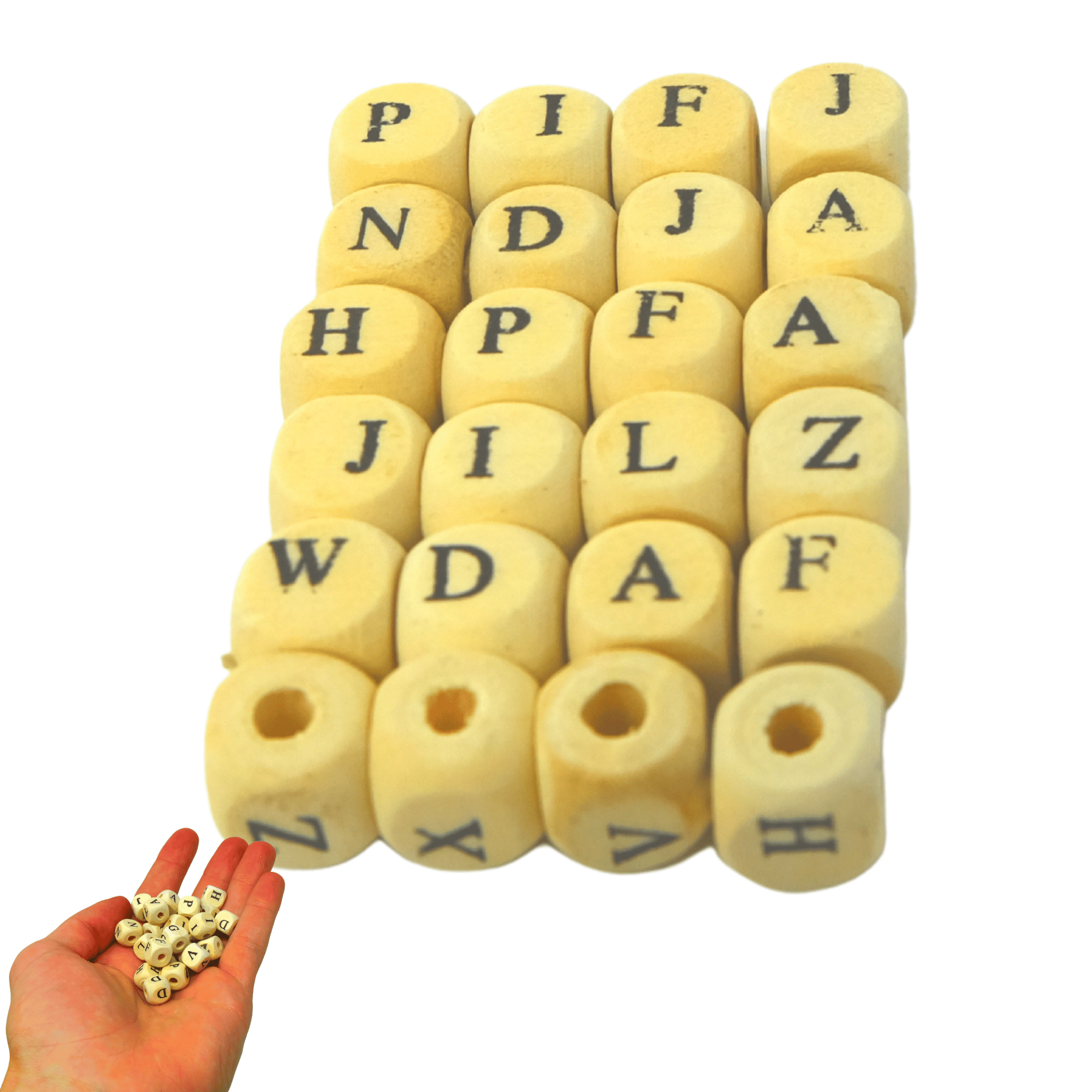 2527 Tiny ABC Cube Beads - Bonka Bird Toys