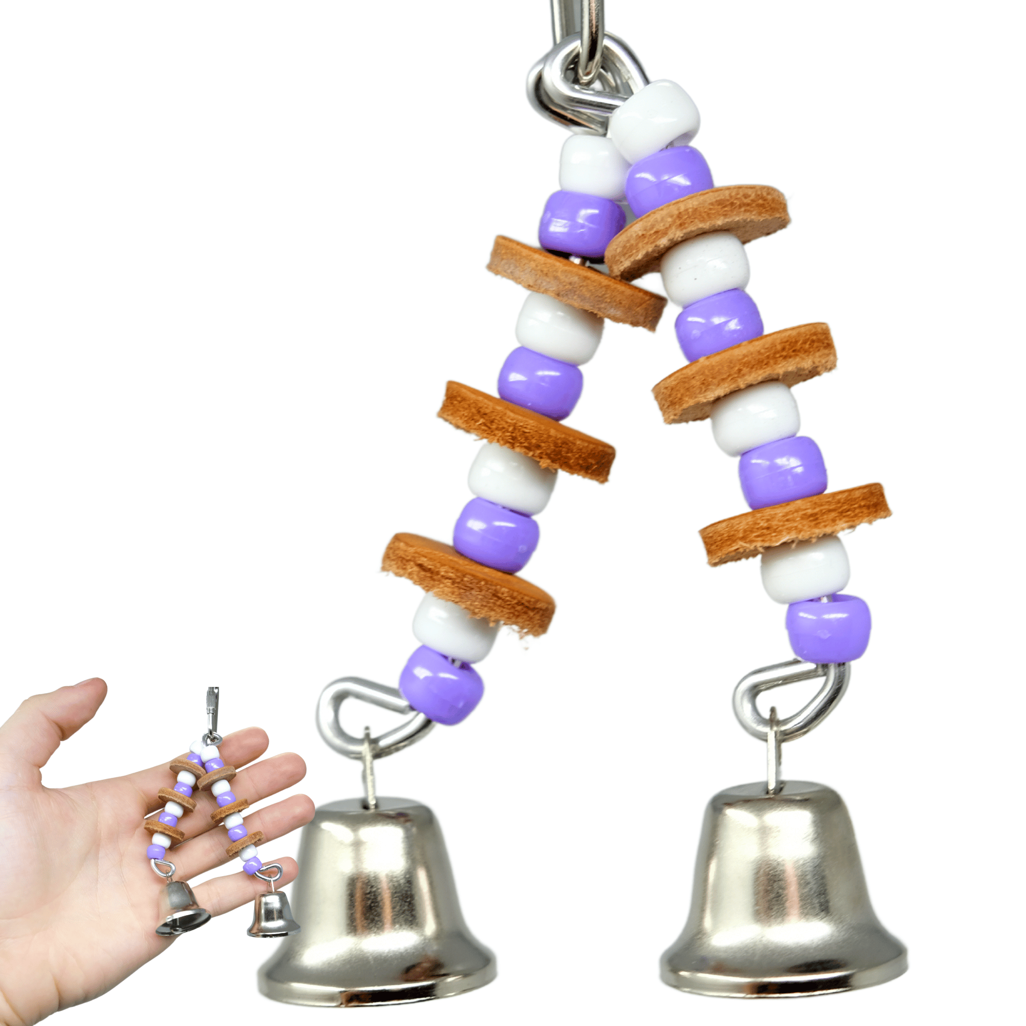 2351 Duo Leather Drop - Bonka Bird Toys