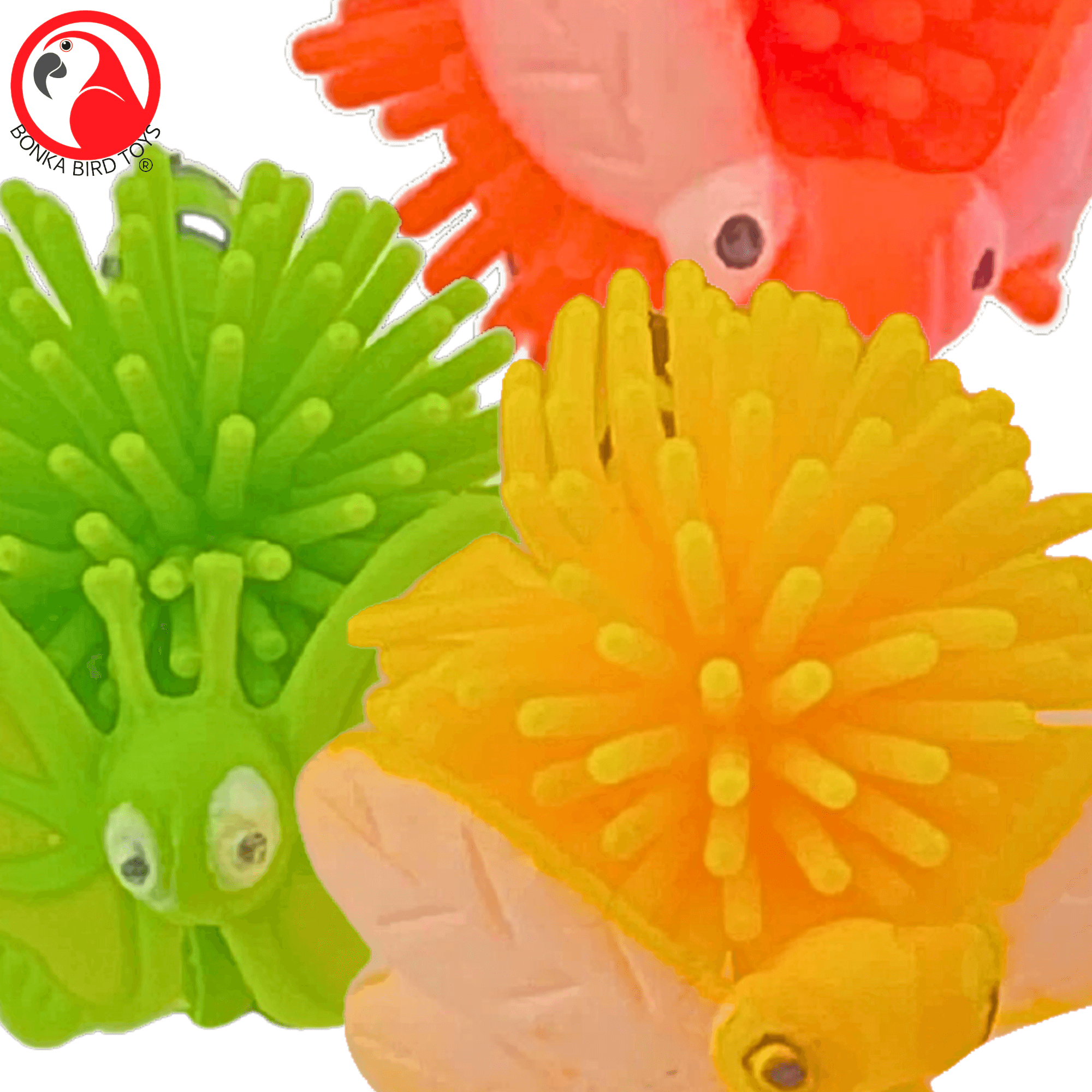 3183 Pk6 Spike Bugs - Bonka Bird Toys