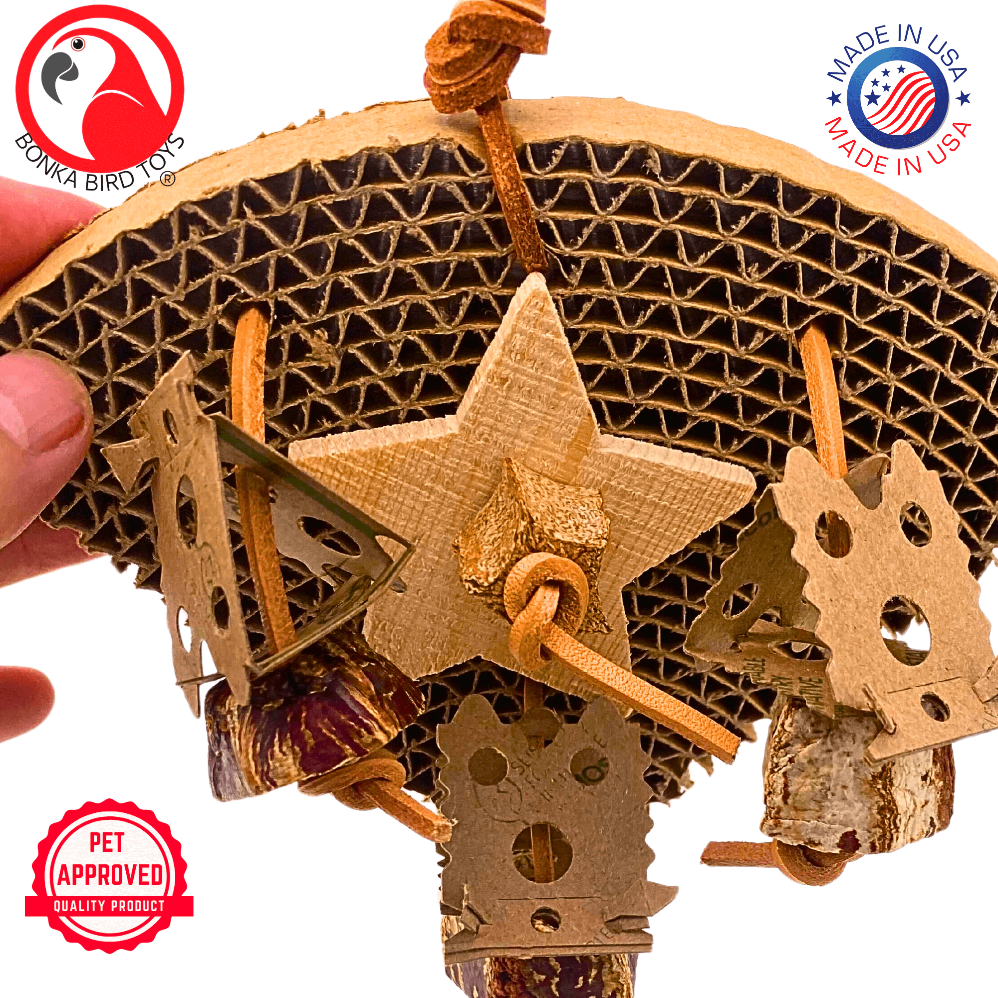 1418 Natural Chomp Slice - Bonka Bird Toys