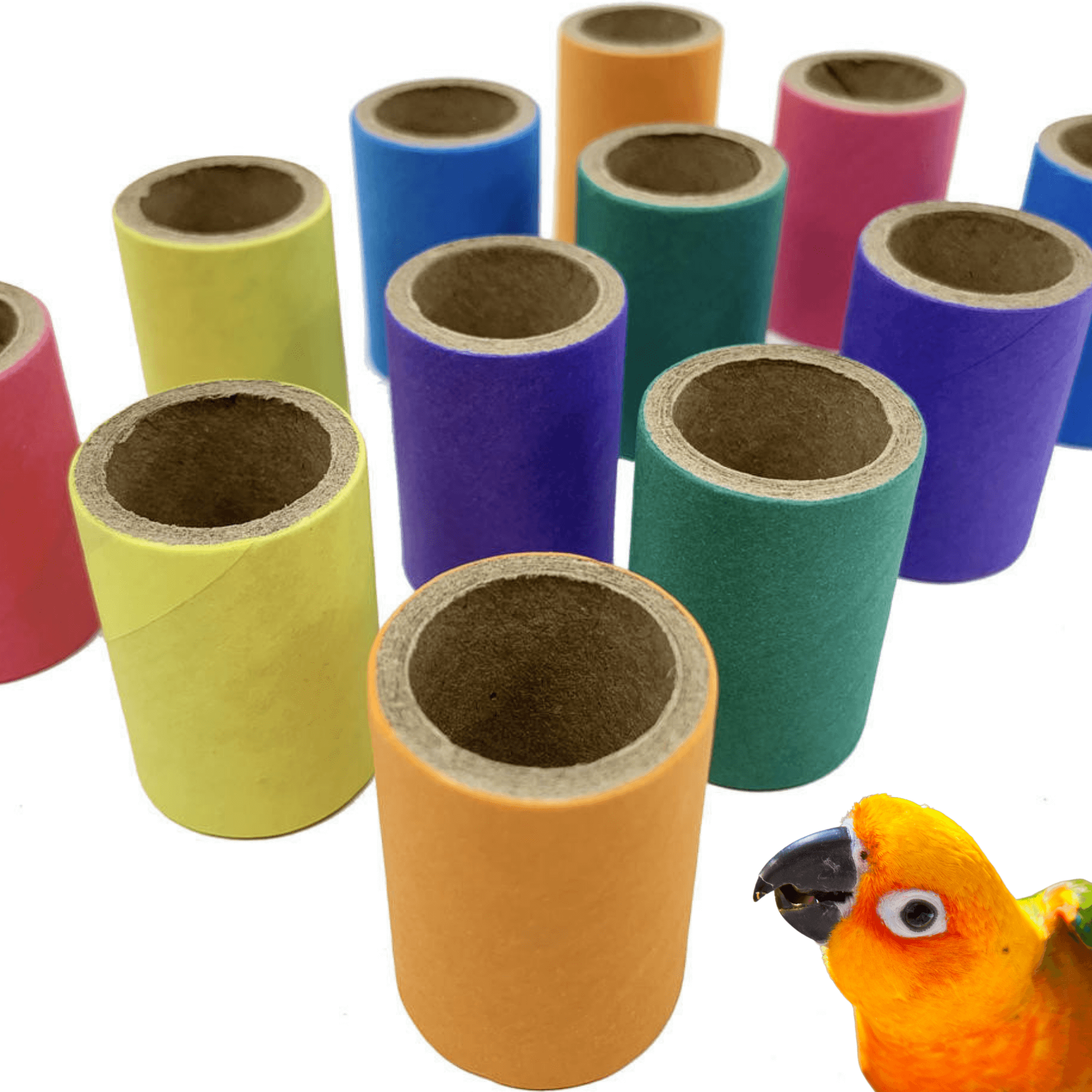 2108 Pk12 1-Inch Tube Bagels - Bonka Bird Toys