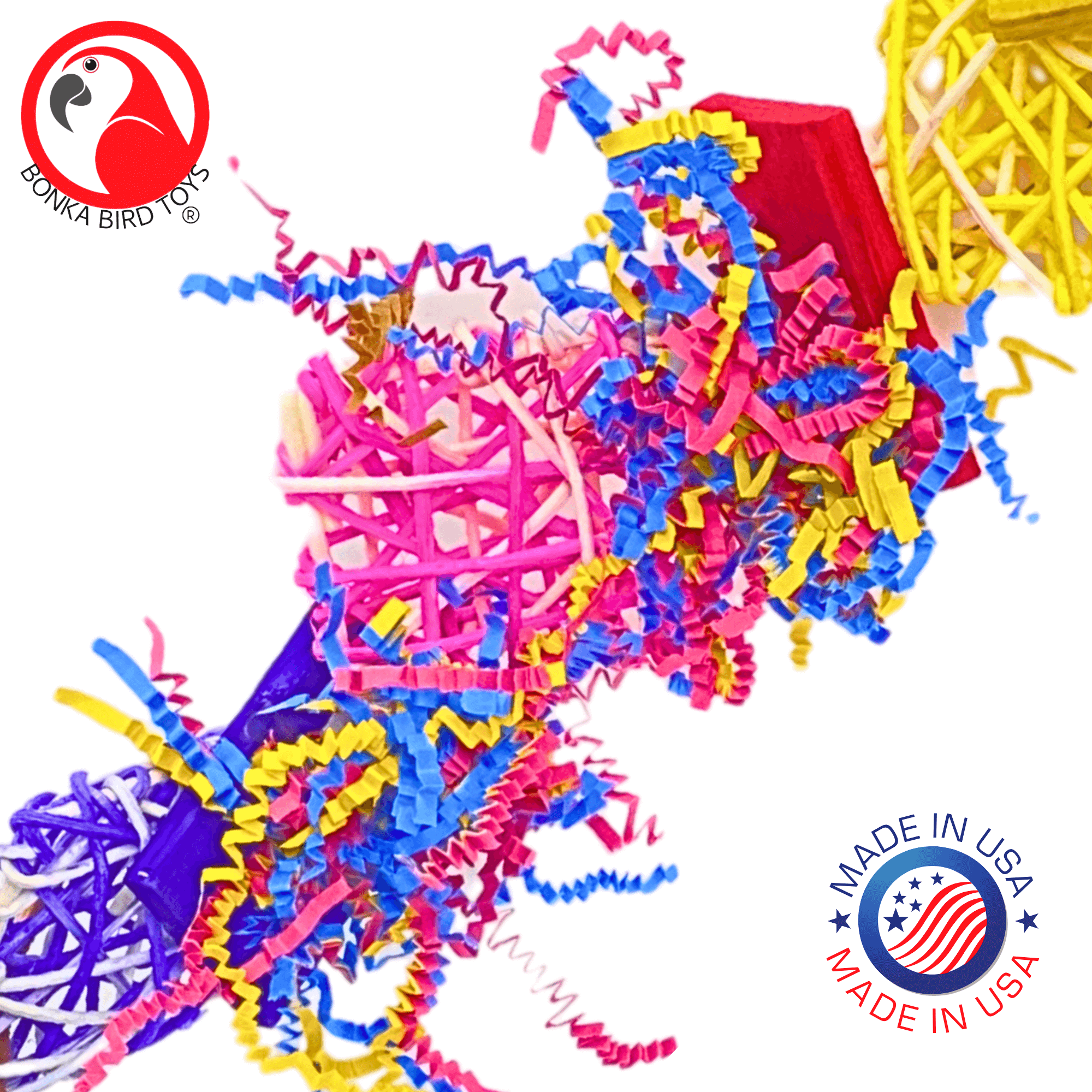 3933 Crinkle Carnival - Bonka Bird Toys